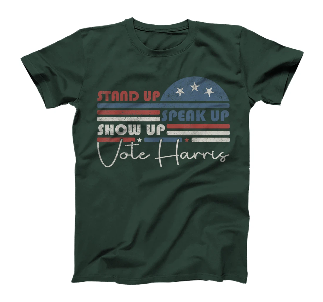 Trump Is A Scab Speak Up Stand Up Show Up Vote Harris Retro T-Shirt