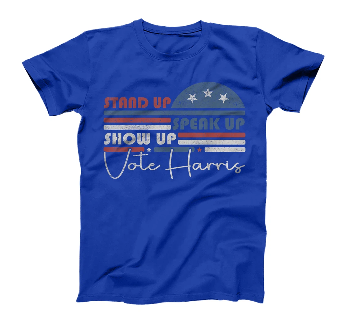 Trump Is A Scab Speak Up Stand Up Show Up Vote Harris Retro T-Shirt