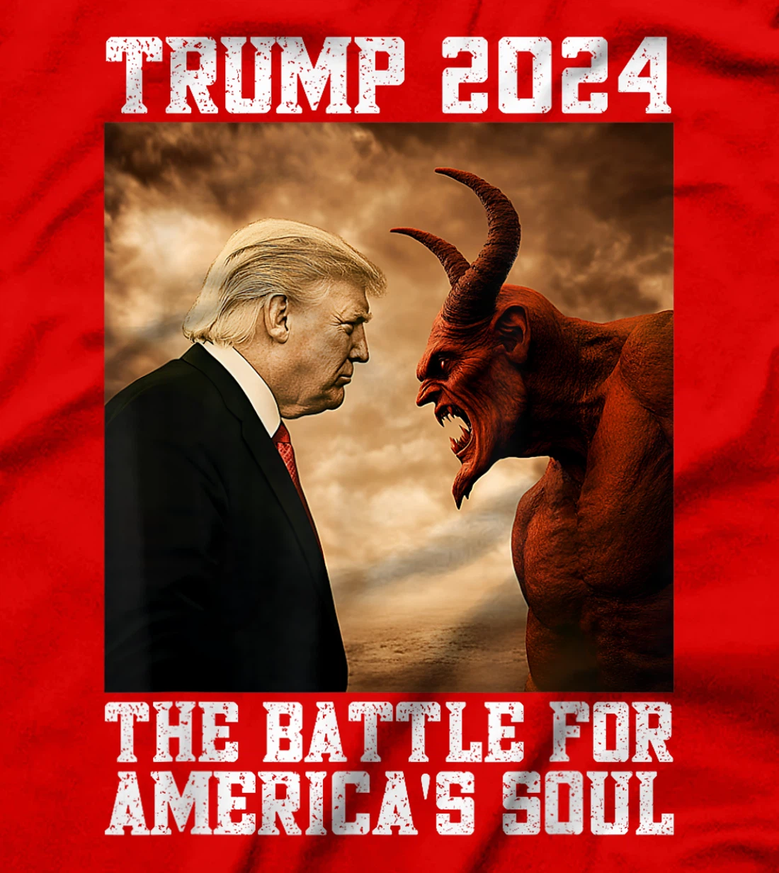 Righteous Trump 2024 Christian Battle For America's Soul T-Shirt