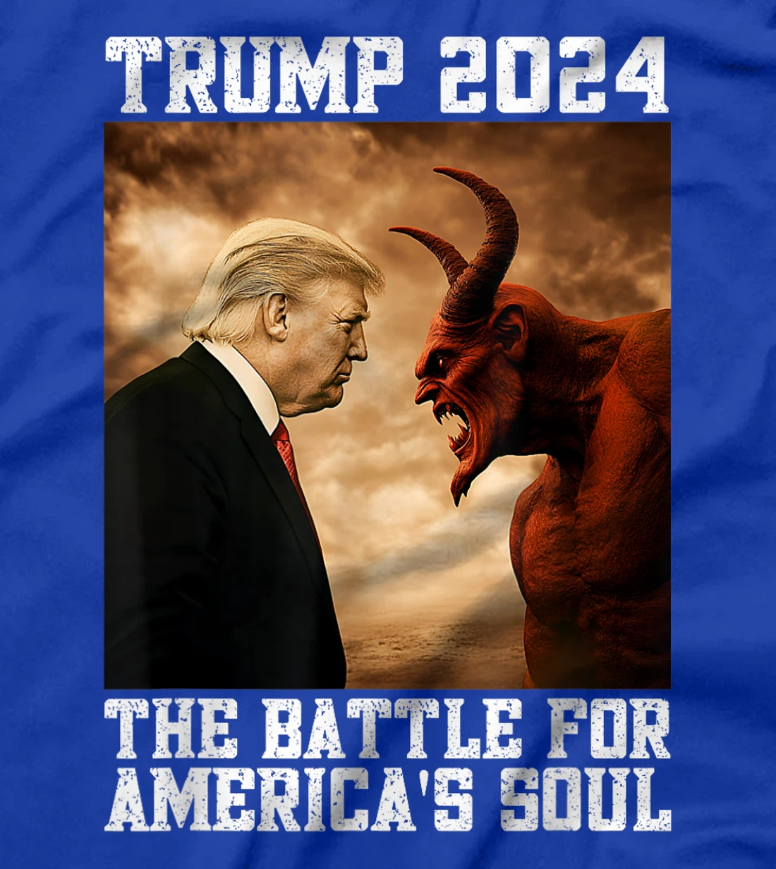 Righteous Trump 2024 Christian Battle For America's Soul T-Shirt