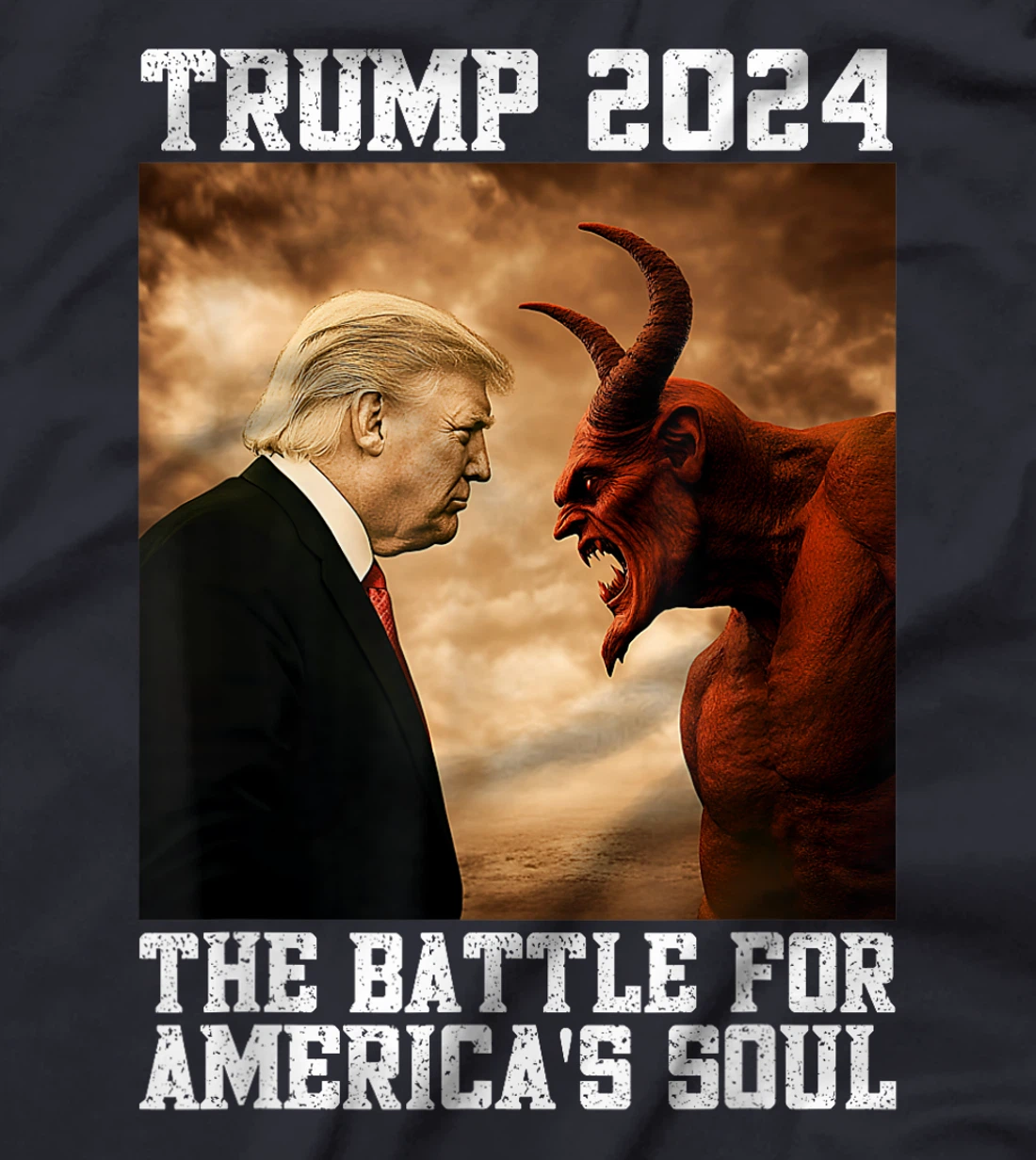 Righteous Trump 2024 Christian Battle For America's Soul T-Shirt