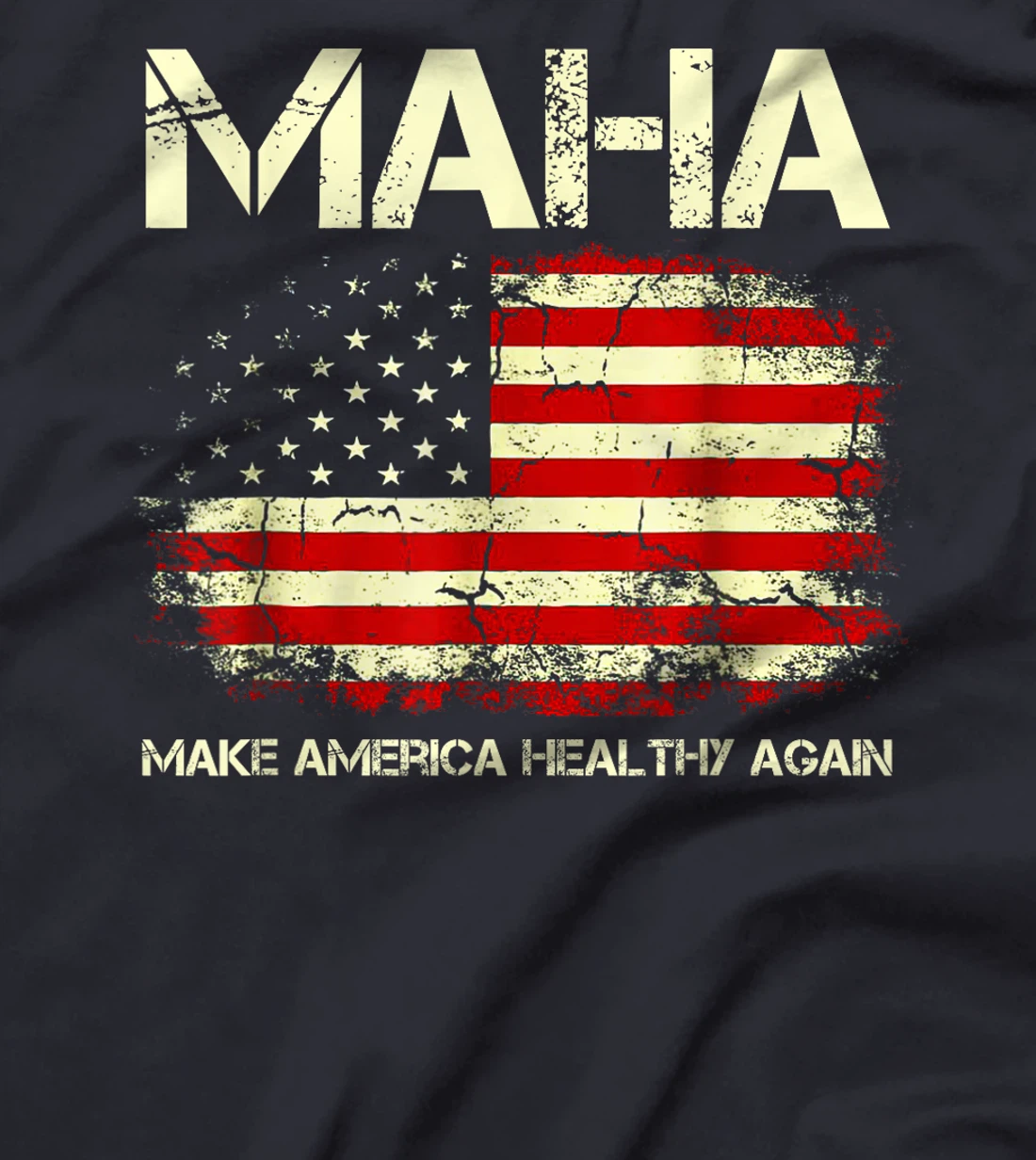 Make America Healthy Again USA Flag Trump Vance Kennedy 2024 T-Shirt