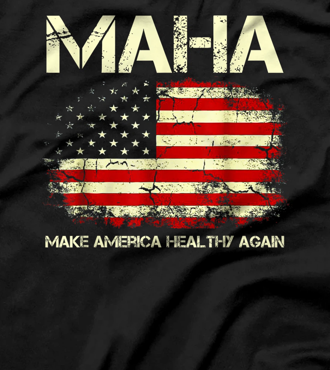 Make America Healthy Again USA Flag Trump Vance Kennedy 2024 T-Shirt
