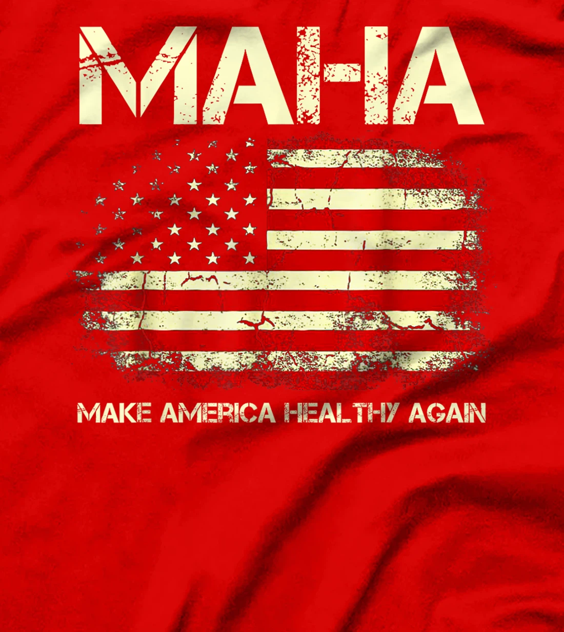 Make America Healthy Again USA Flag Trump Vance Kennedy 2024 T-Shirt