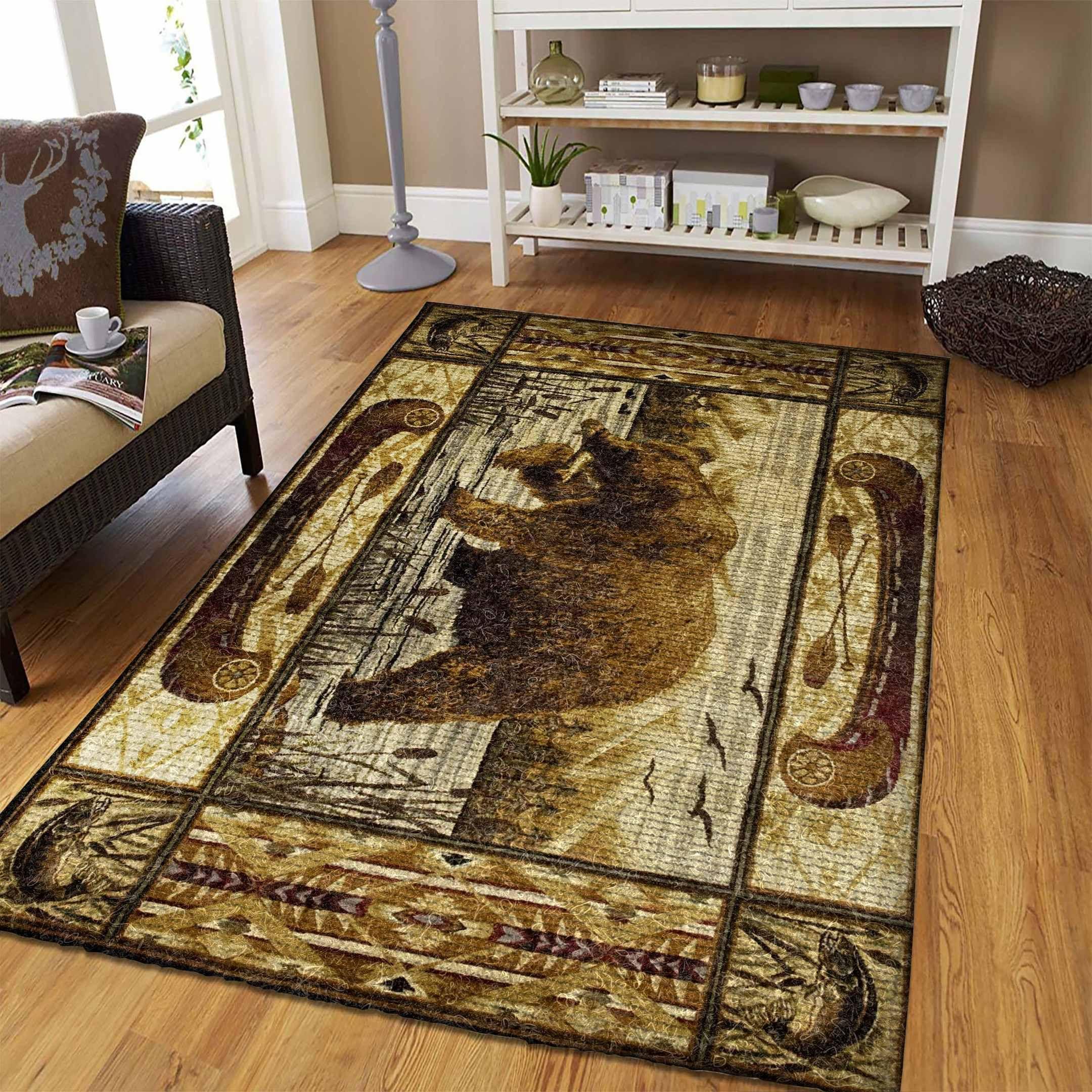 Cabin Bear Rug - Rug, Doormat, Bath Mat