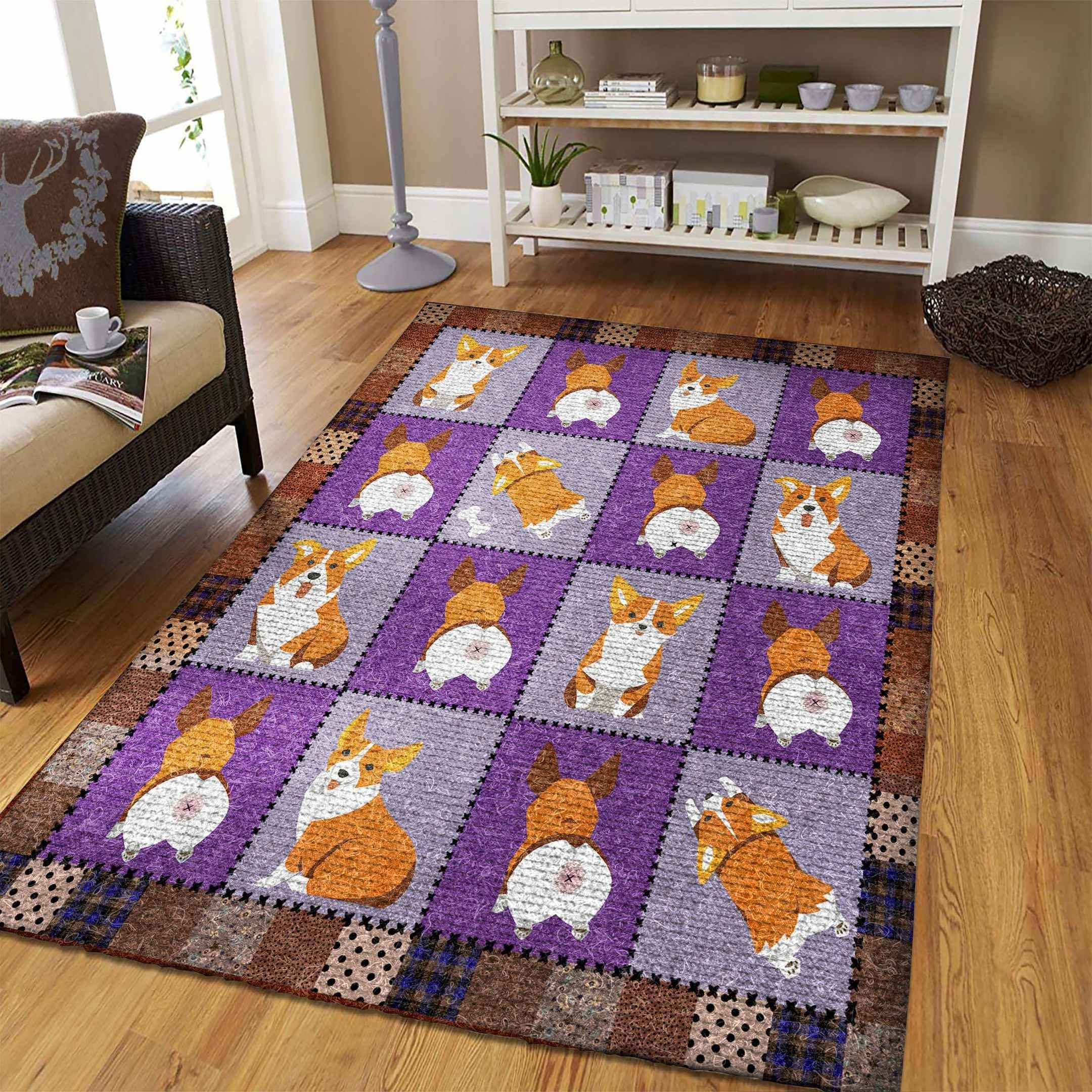 Corgi Rug - Rug, Doormat, Bath Mat