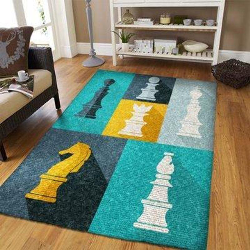 Chess Rectangle Rug - Rug, Doormat, Bath Mat