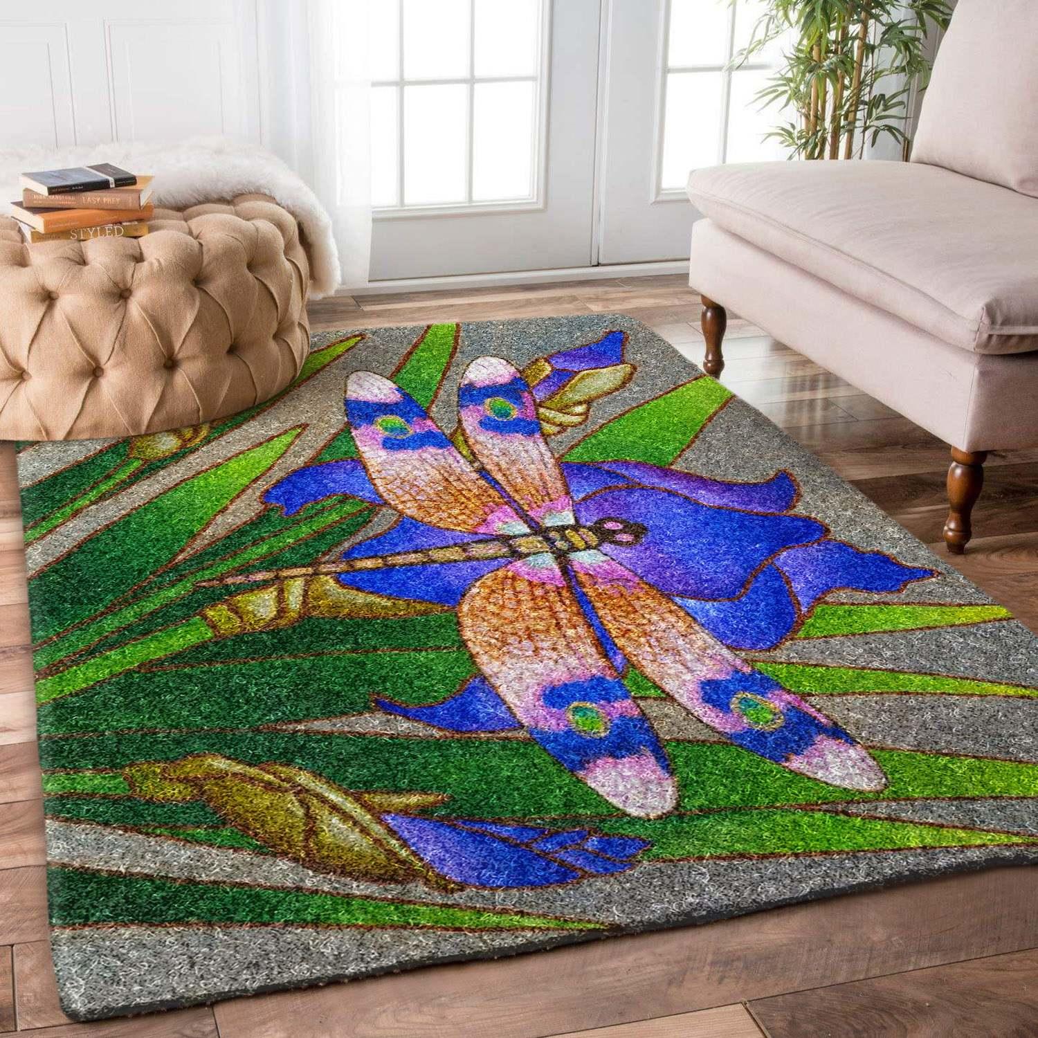 Dragonfly Rug - Rug, Doormat, Bath Mat