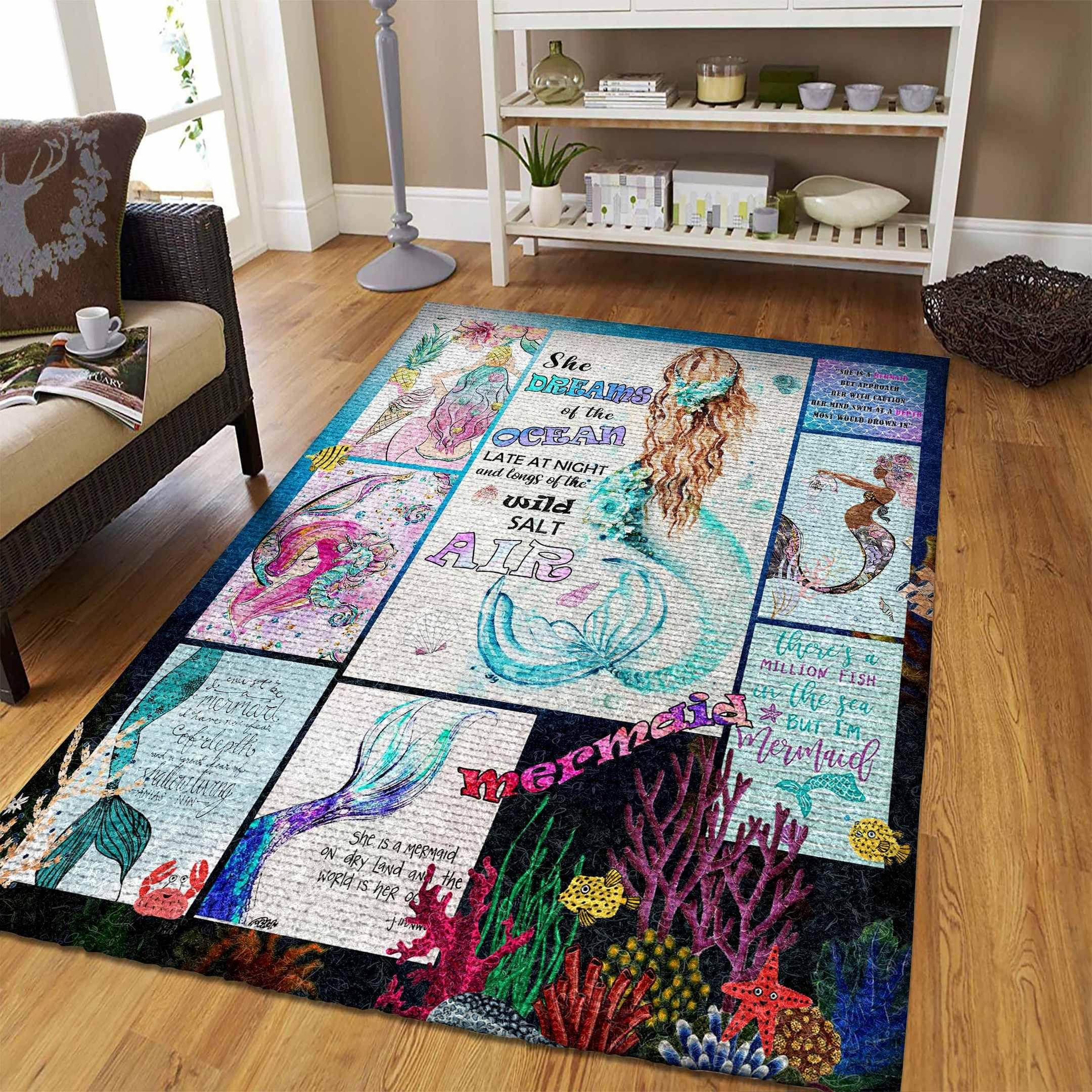 Mermaid Rug - Rug, Doormat, Bath Mat