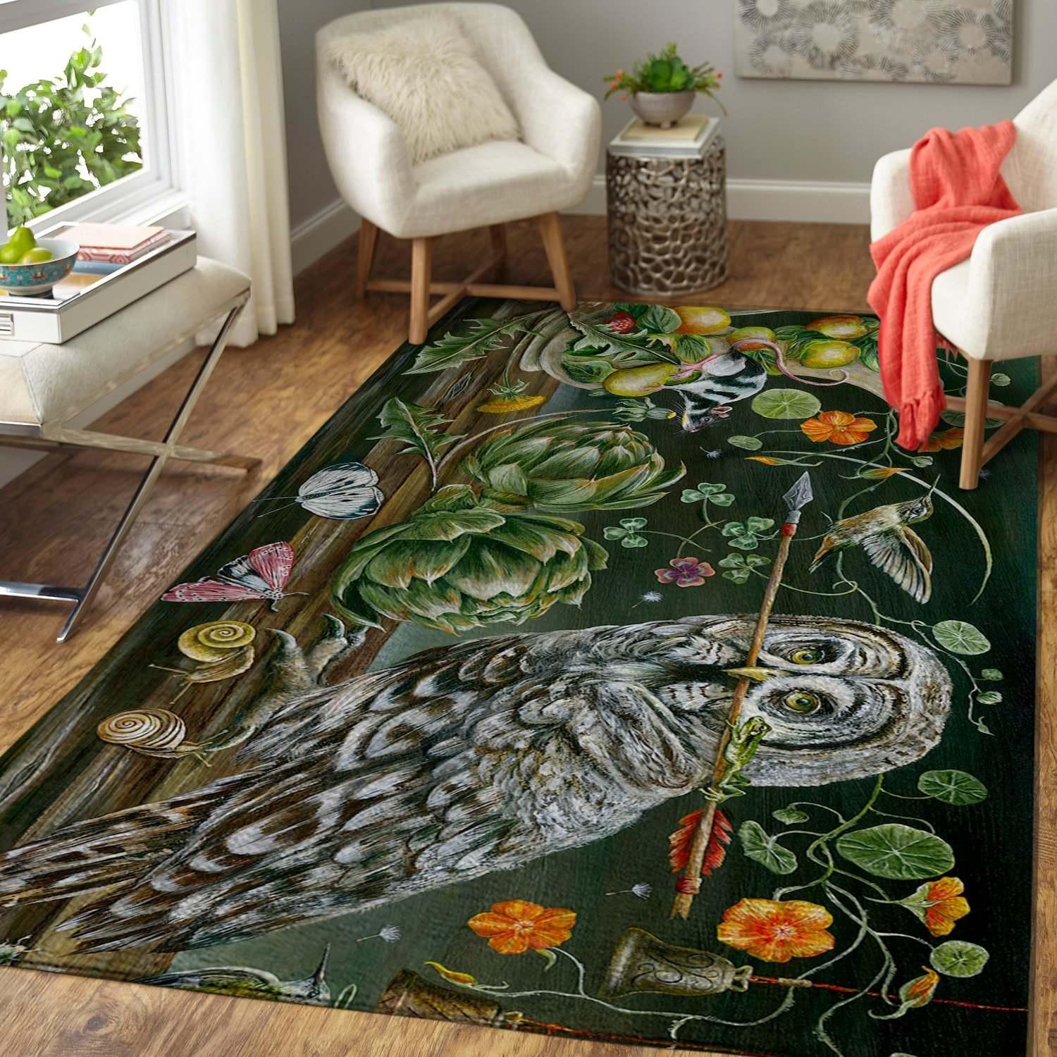 Owl Area Rug - Rug, Doormat, Bath Mat