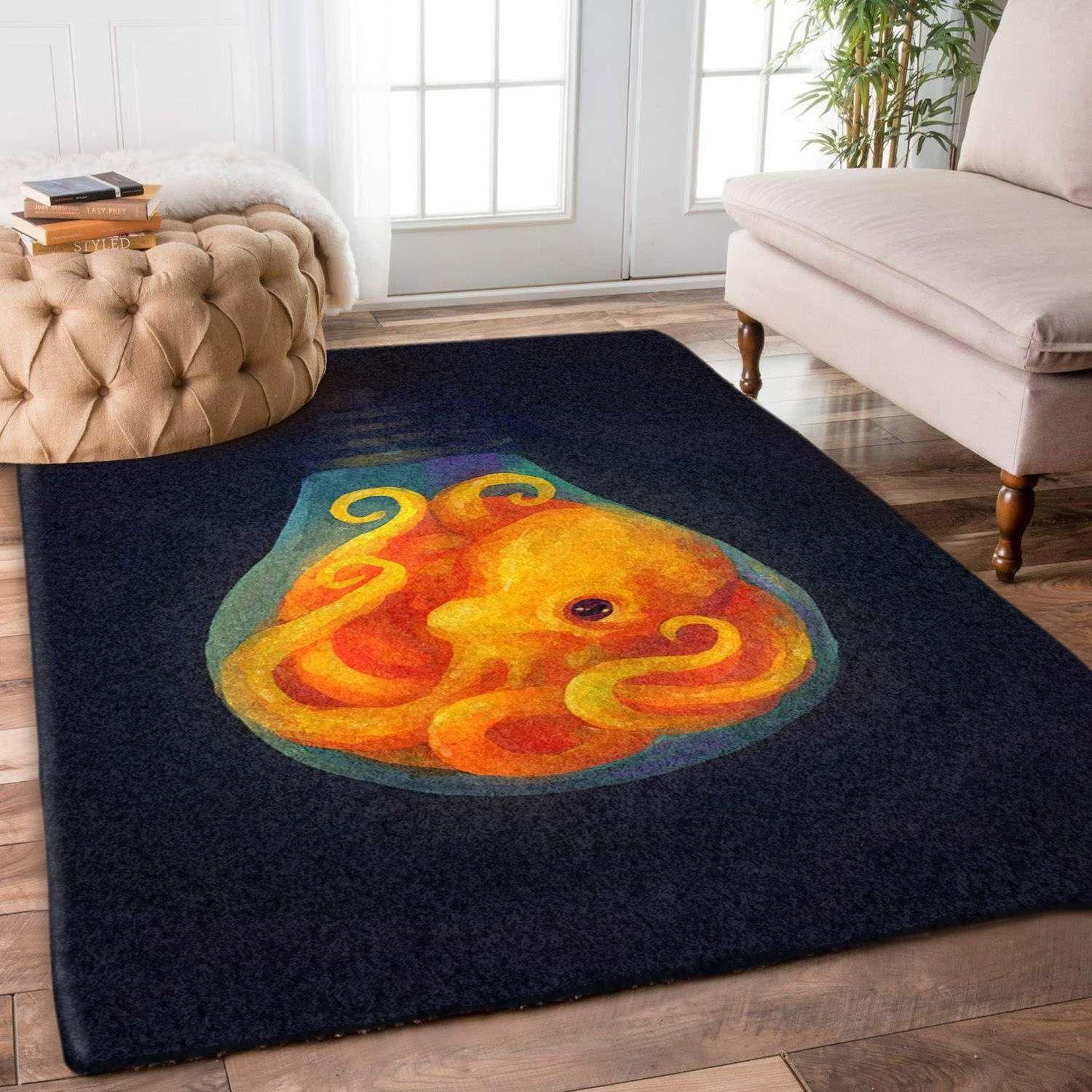 Octopus Rug - Rug, Doormat, Bath Mat