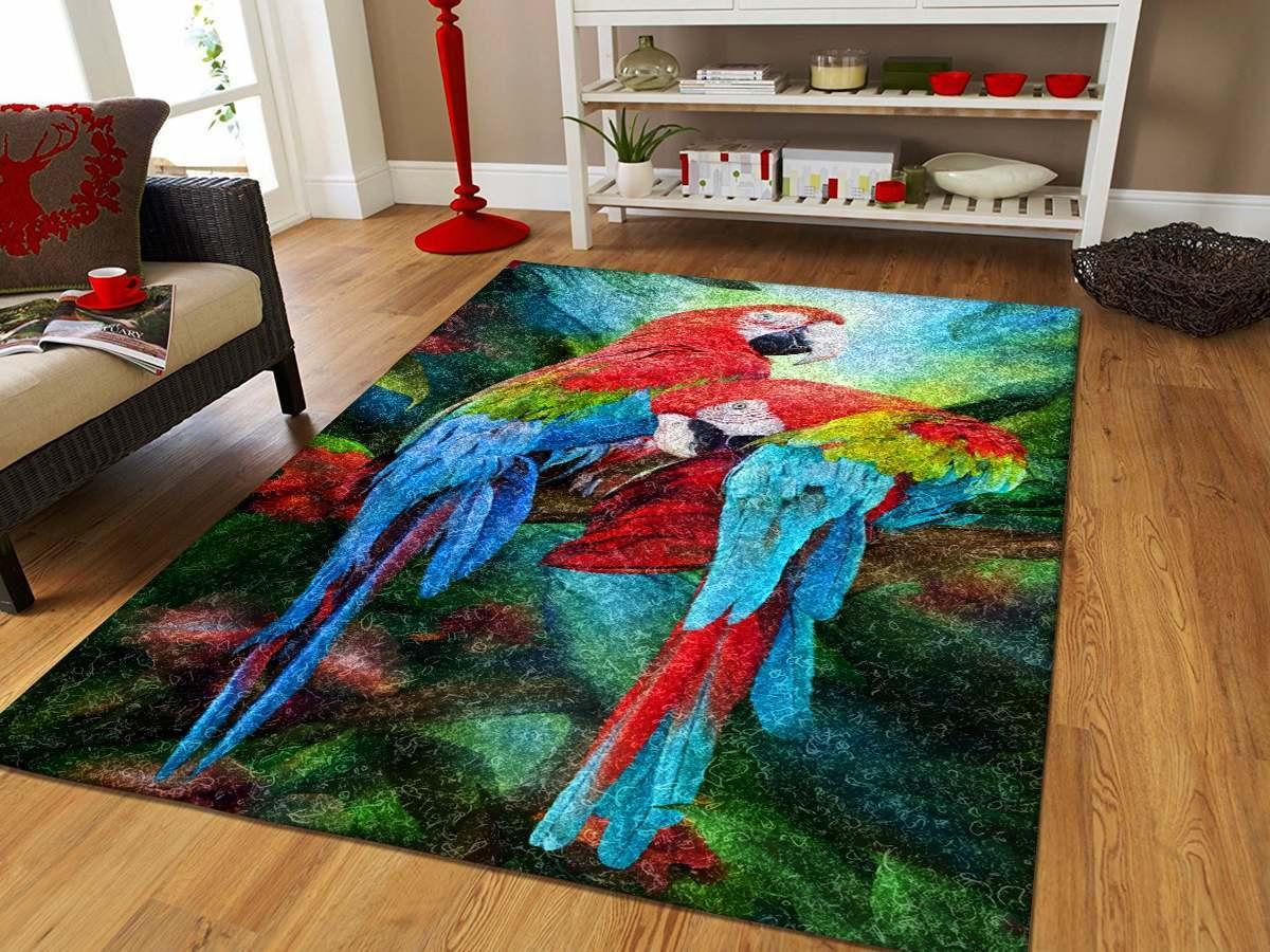 Parrot Rug - Rug, Doormat, Bath Mat