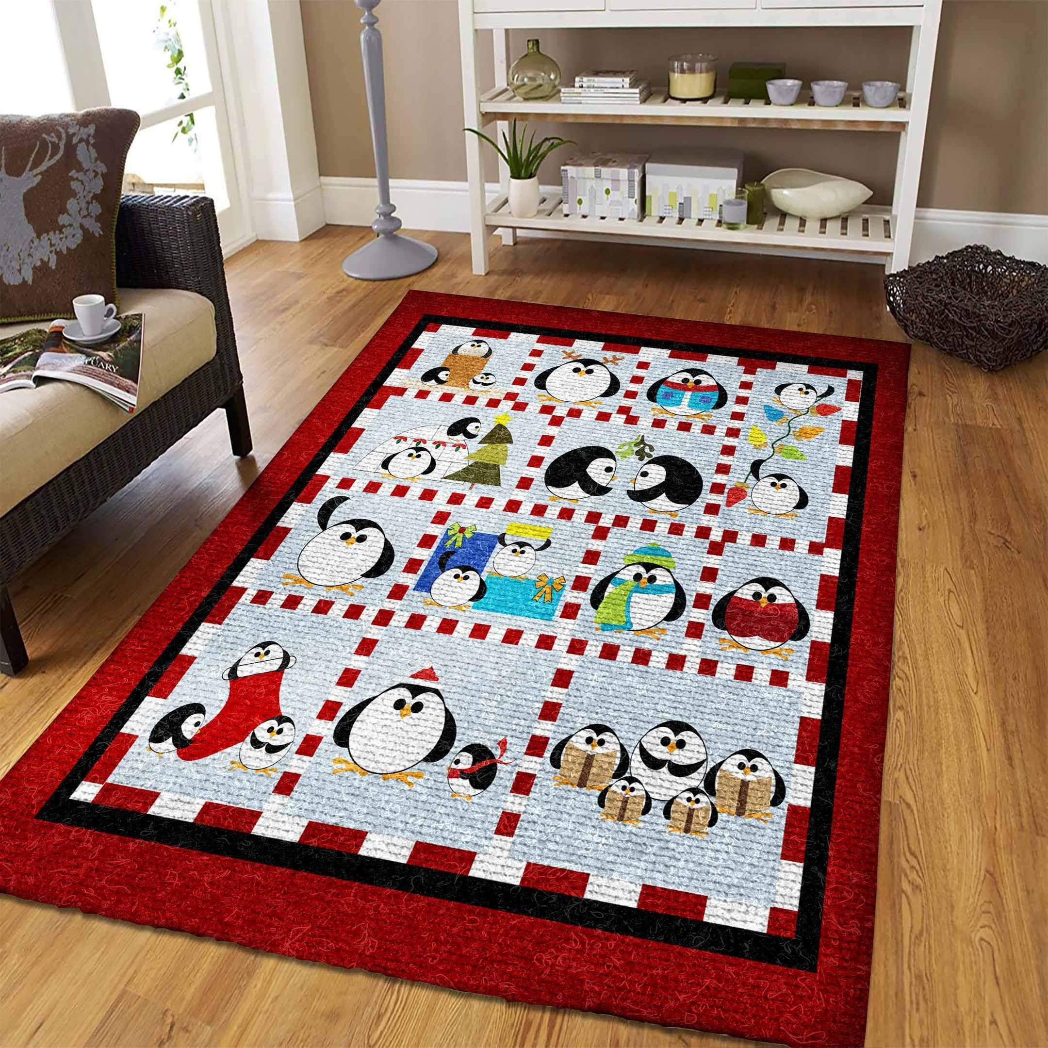 Penguin Rug - Rug, Doormat, Bath Mat