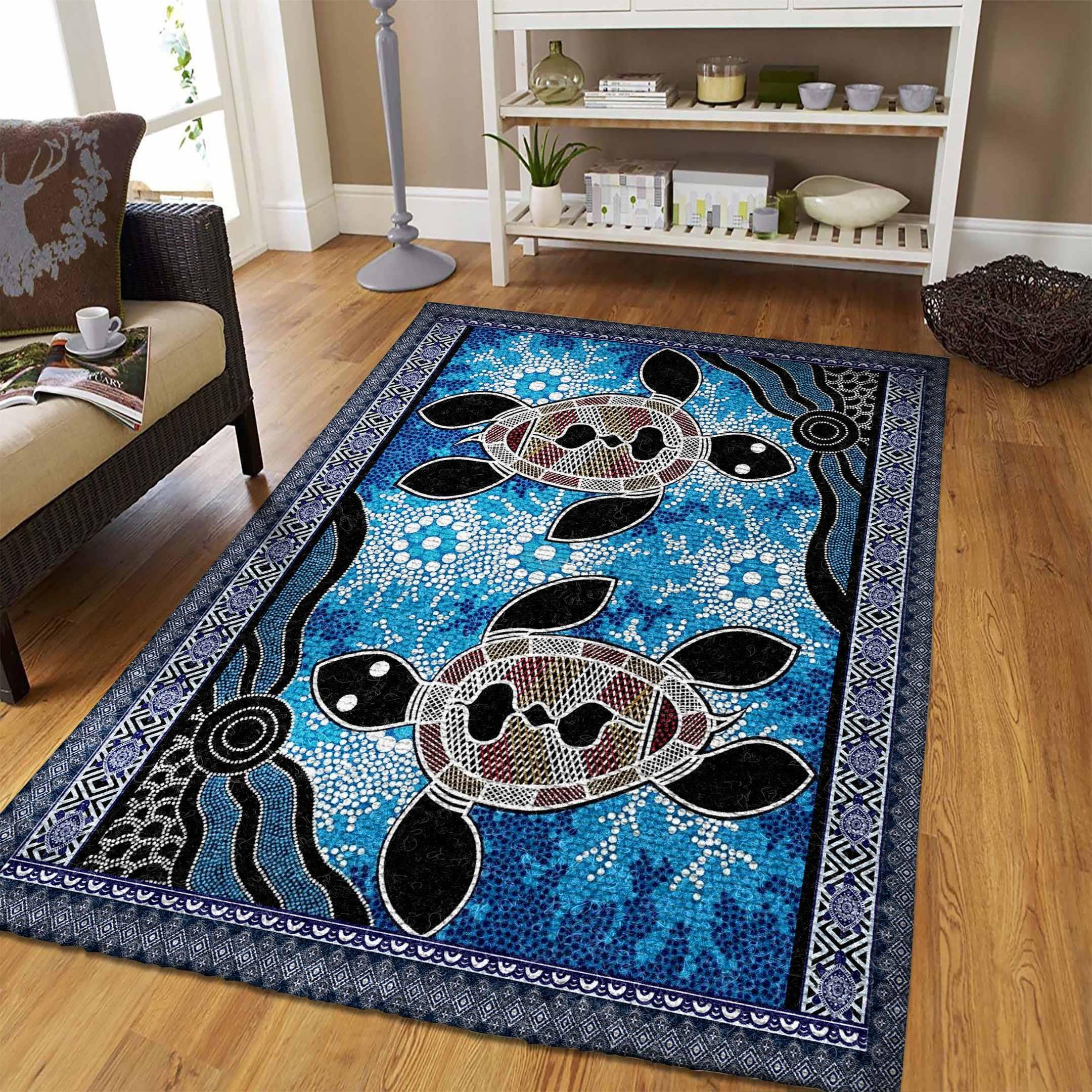 Turtle Rug - Rug, Doormat, Bath Mat