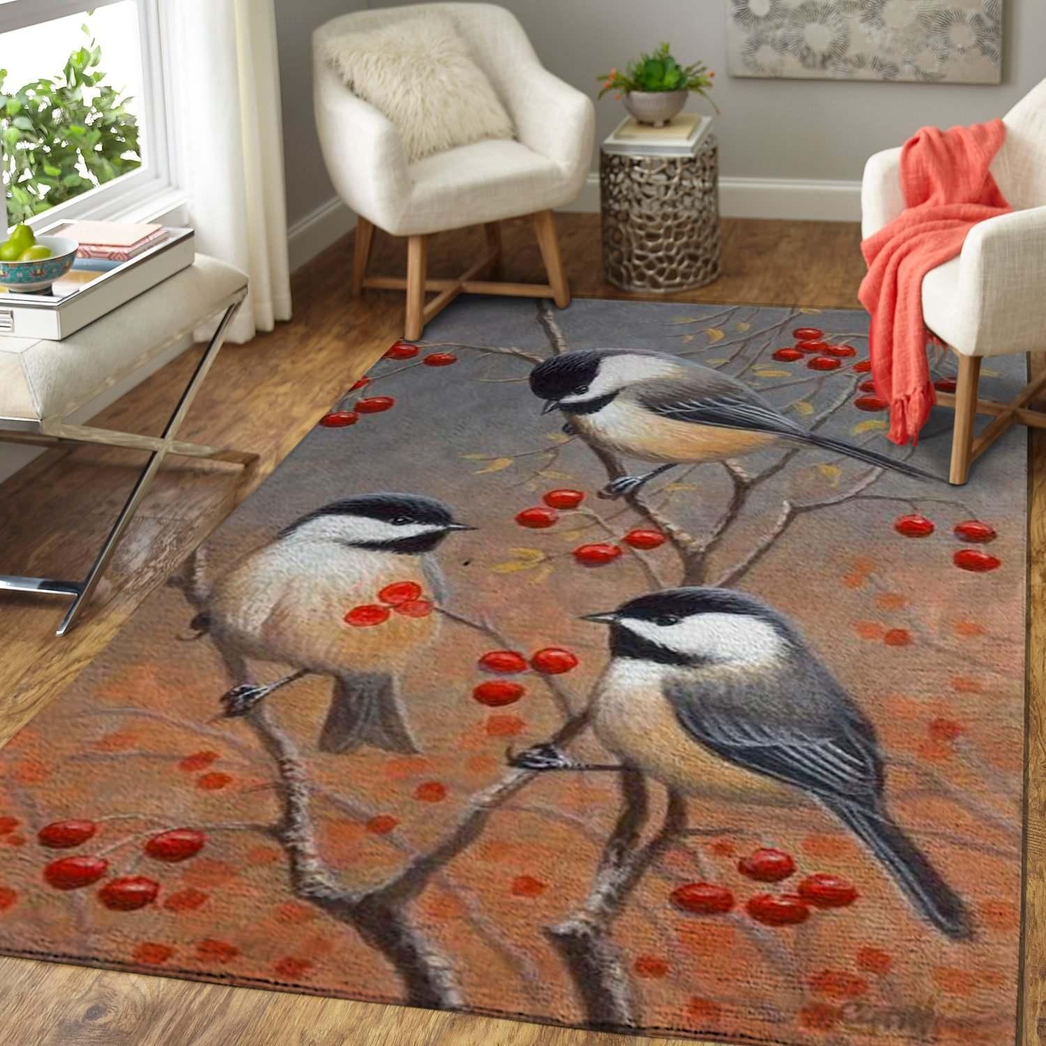 Three Birds Area Rug - Rug, Doormat, Bath Mat