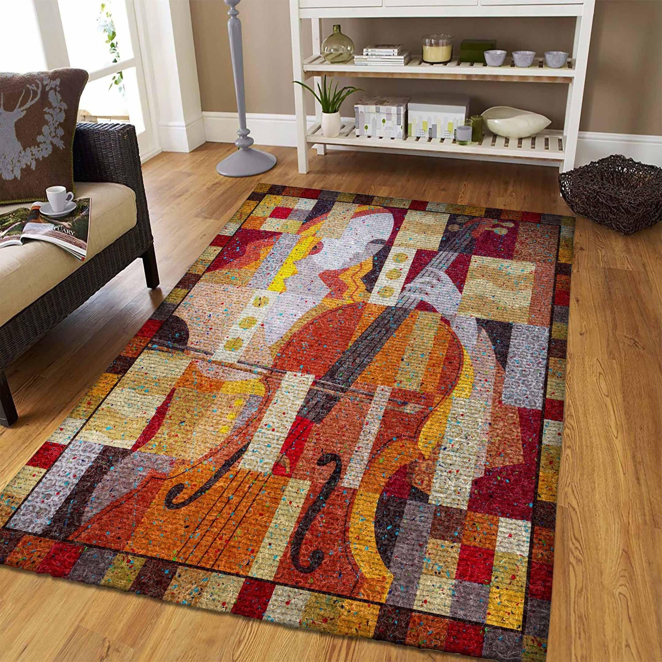 Violin Rug - Rug, Doormat, Bath Mat