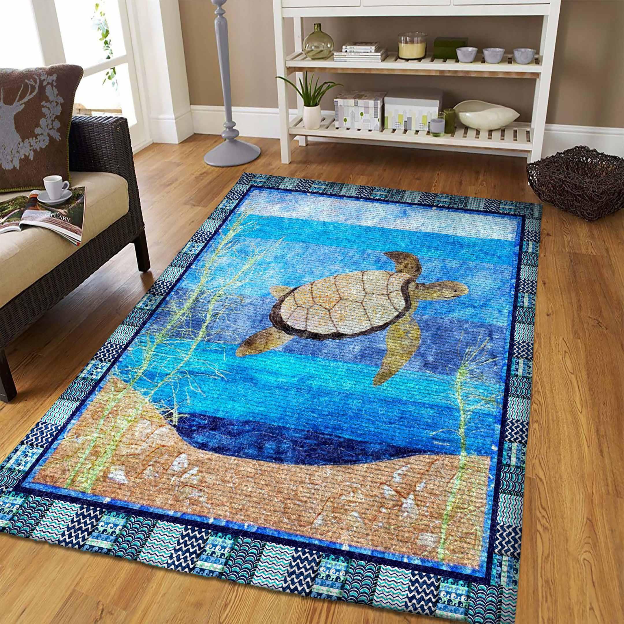 Turtle Rug - Rug, Doormat, Bath Mat