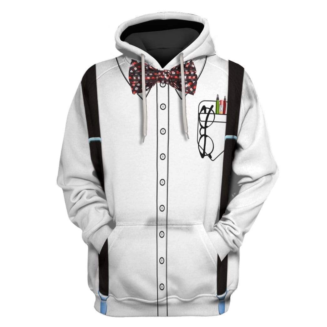 Nerd Costume Custom Apparel - Hoodie, Zip Hoodie, Sleeveless Hoodie, Jacket, Jersey, Long Sleeves
