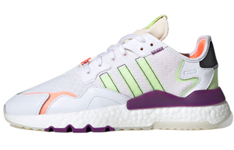 Adidas Originals Nite Jogger White Green Purple FX3813