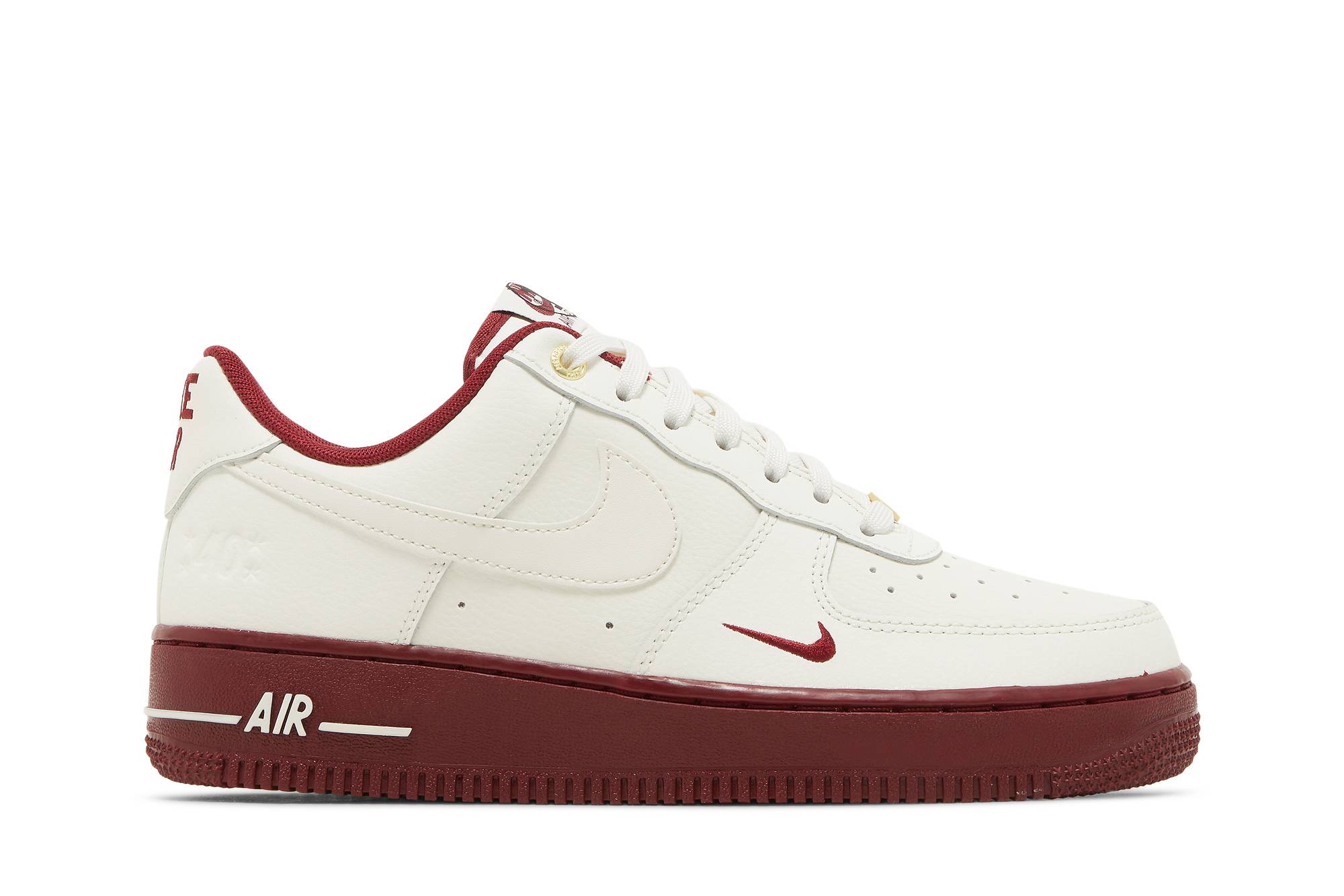 ( Women ) Nike Air Force 1 ’07 SE ’40th Anniversary – Sail Team Red’ DQ7582-100