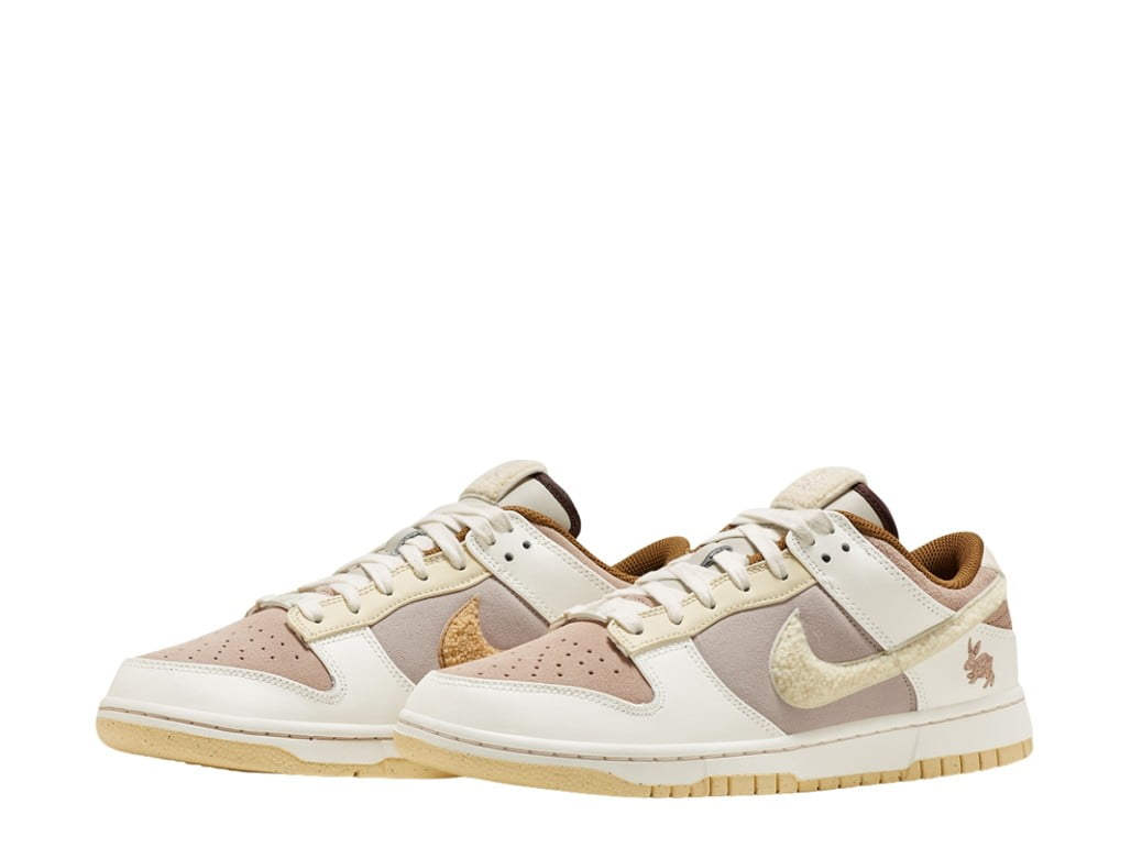 Nike Dunk Low Retro PRM Year Of The Rabbit Mocha Brown - Image 3