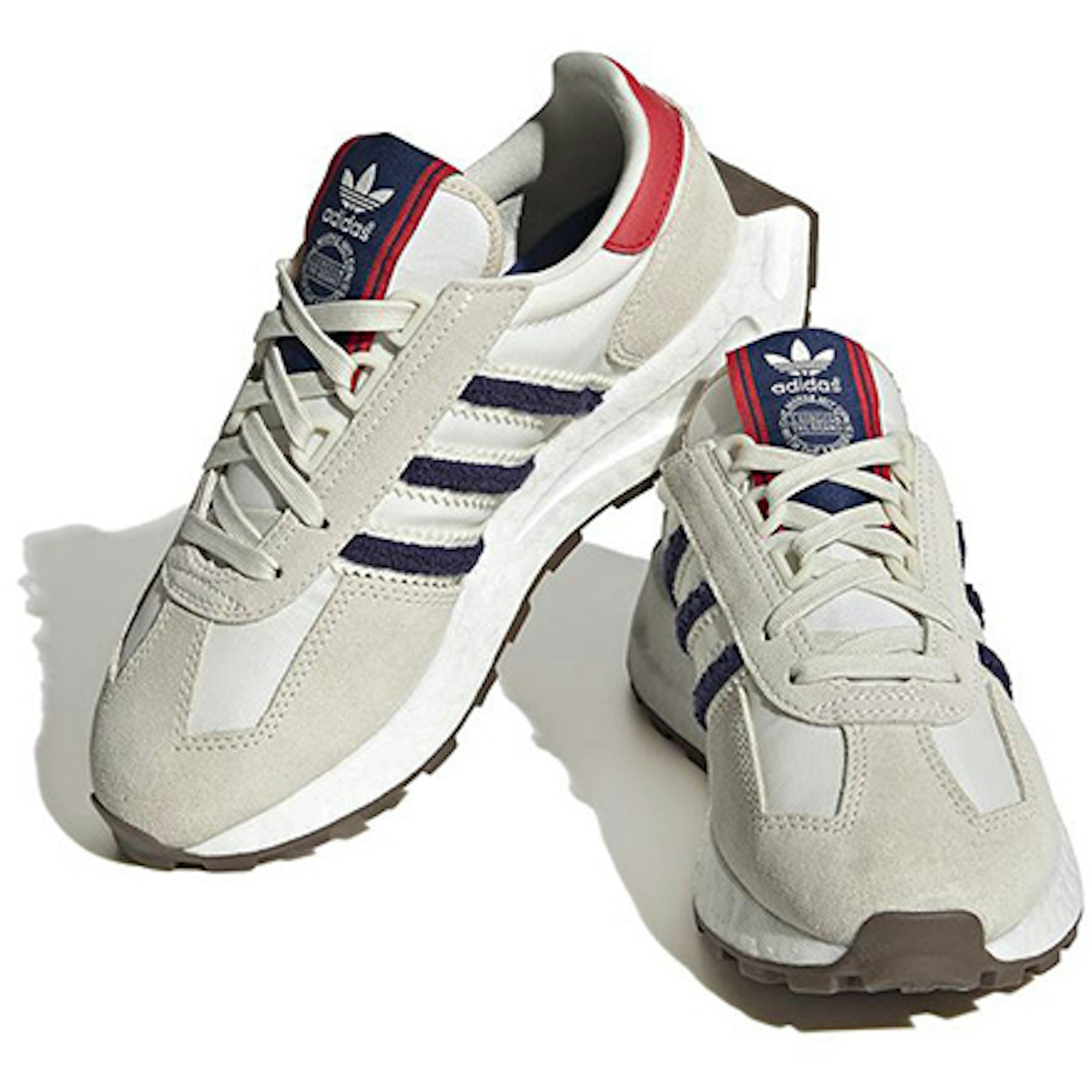 ( Youth ) Adidas Originals Retropy E5 ‘Beige Navy White’ HQ1532 - Image 3