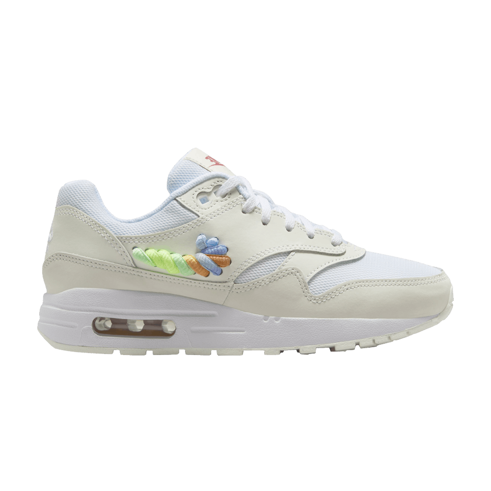 ( Youth ) Nike Air Max 1 SE ‘Rainbow Lace Swoosh’ FN4782-100