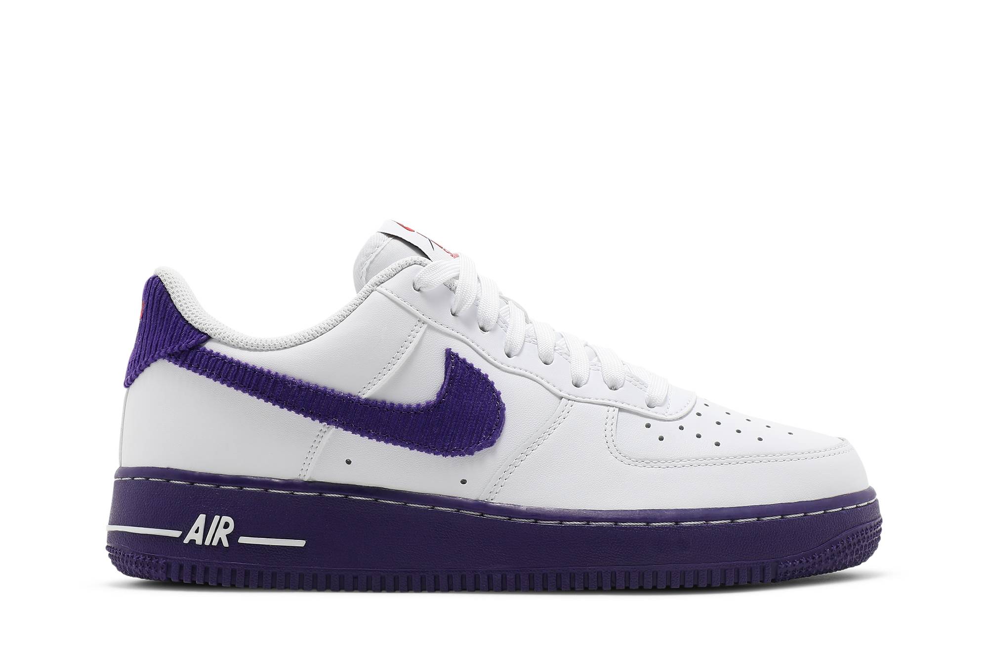Nike Air Force 1 07 LV8 EMB White Court Purple DB0264-100