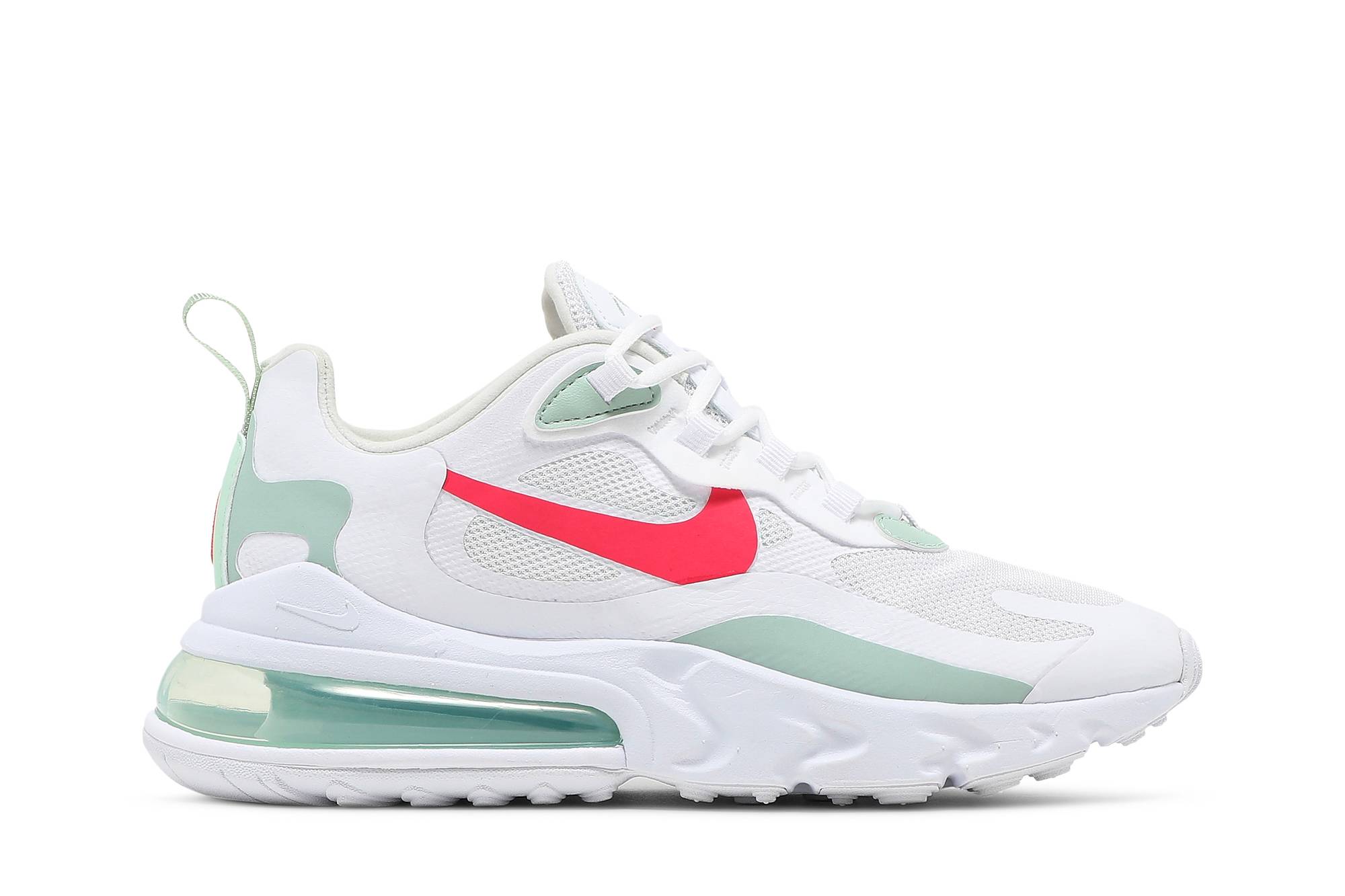 ( Women ) Nike Air Max 270 React White Pistachio Crimson CV3025-100