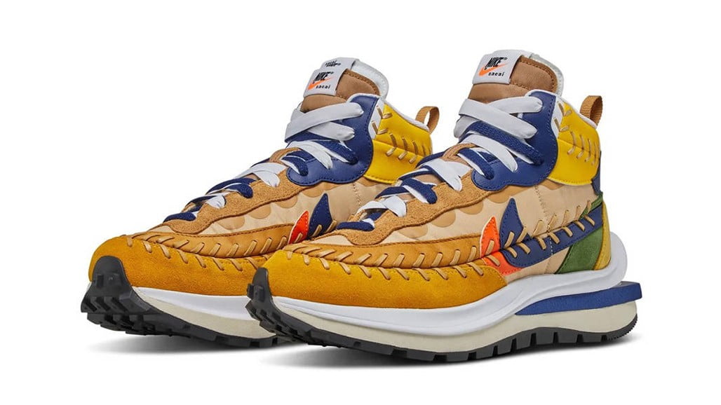 Nike Vaporwaffle X Jean Paul Gaultier X Sacai Sesame Blue Void
