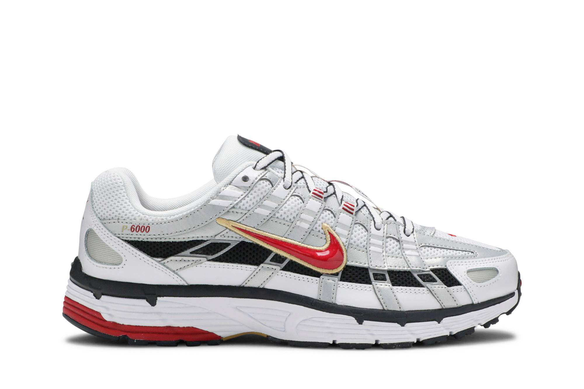 ( Women ) Nike P-6000 CNPT Metallic Silver Red BV1021-101