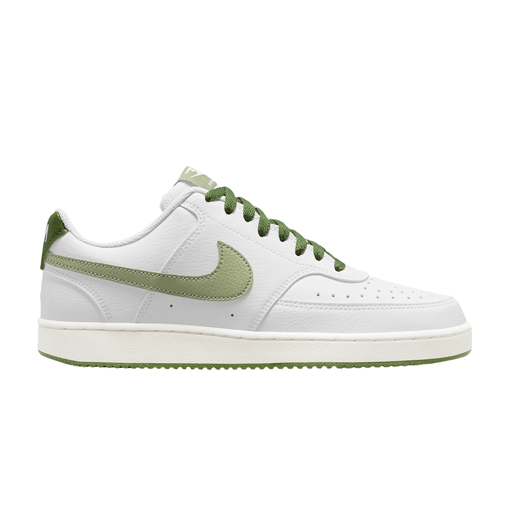 Nike Court Vision Low White Oil Green FJ5480-100