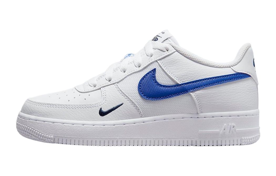 ( Youth ) Nike Air Force 1 Low White Royal Blue FN3875-100