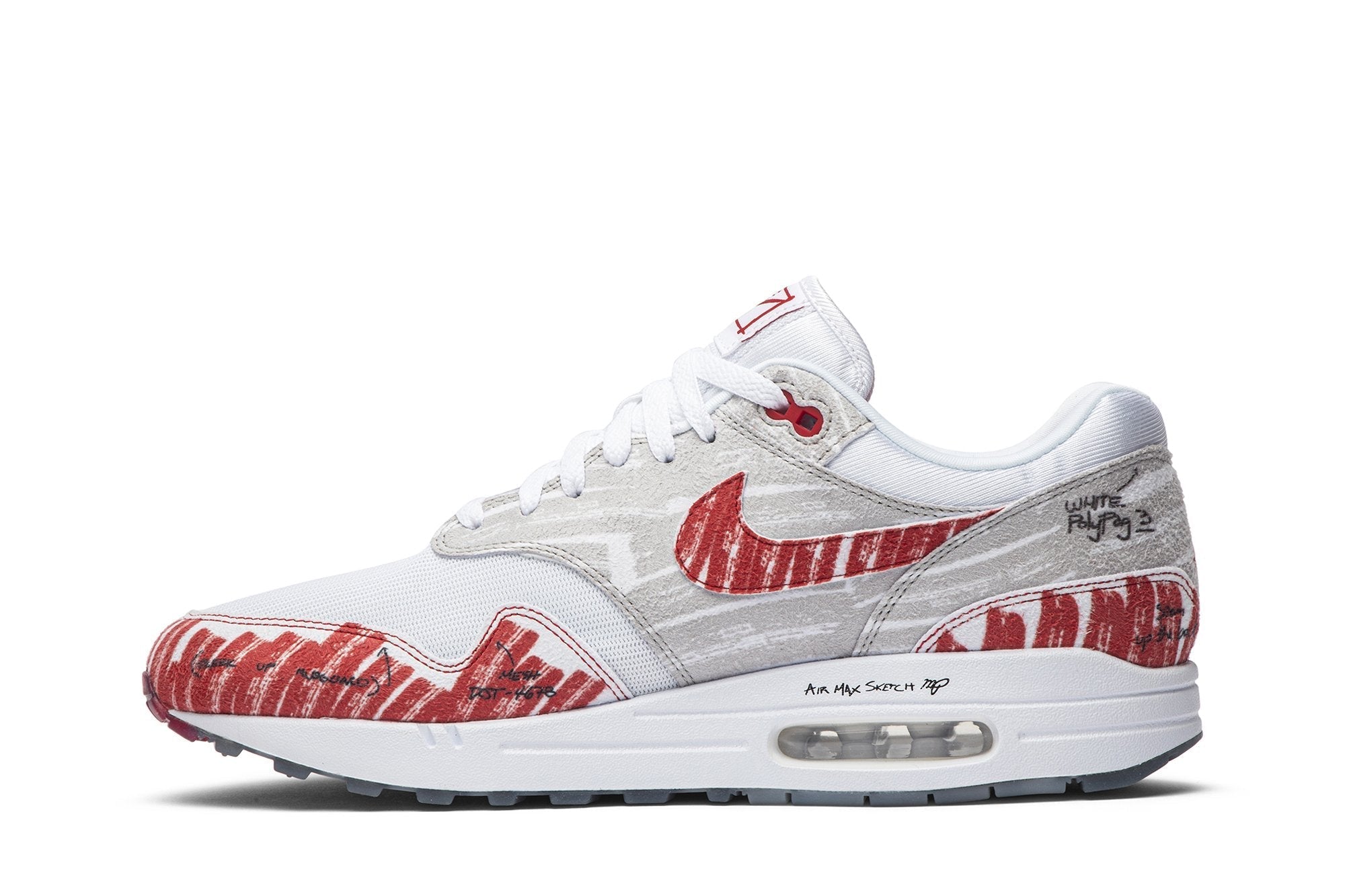 Nike Air Max 1 Sketch University Red - Image 3