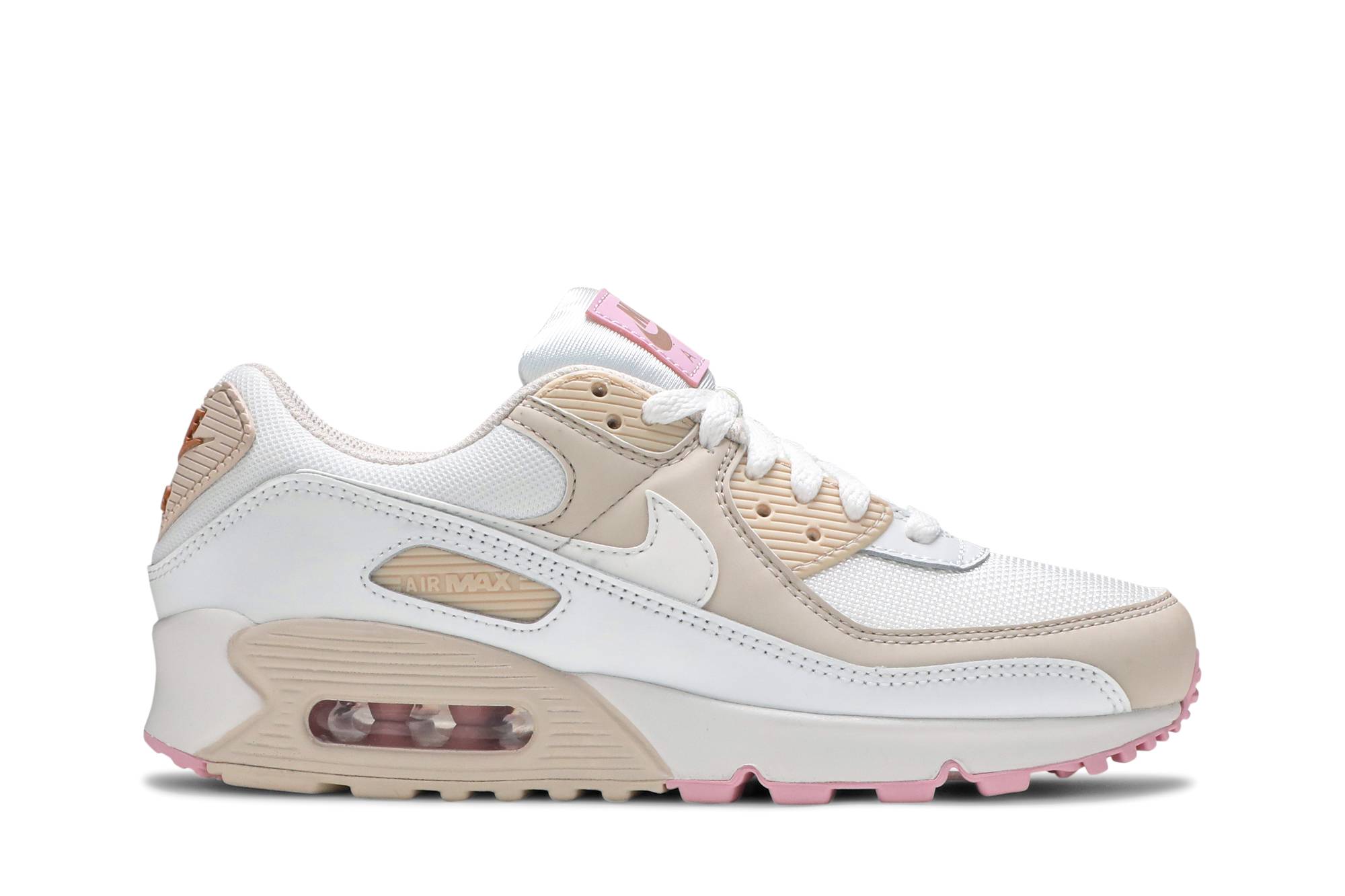 ( Women ) Nike Air Max 90 Summit White Light Orewood Brown CT1873-100