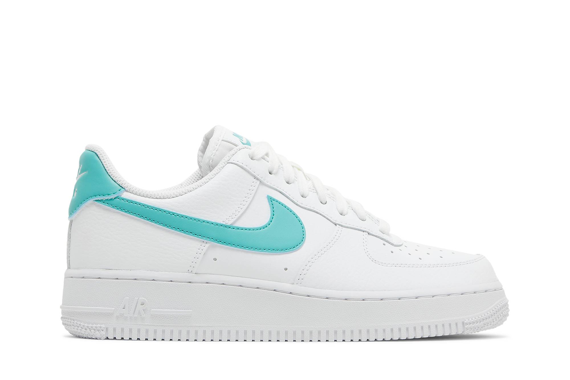 ( Women ) Nike Air Force 1 ’07 ‘White Washed Teal’ DD8959-101