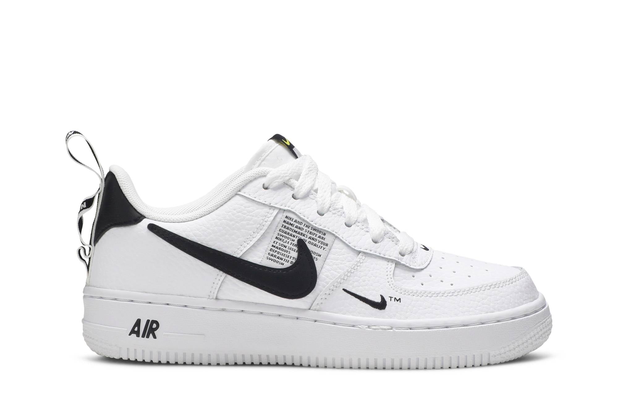 ( Grade School ) Nike Air Force 1 Low Utility White Black AR1708-100