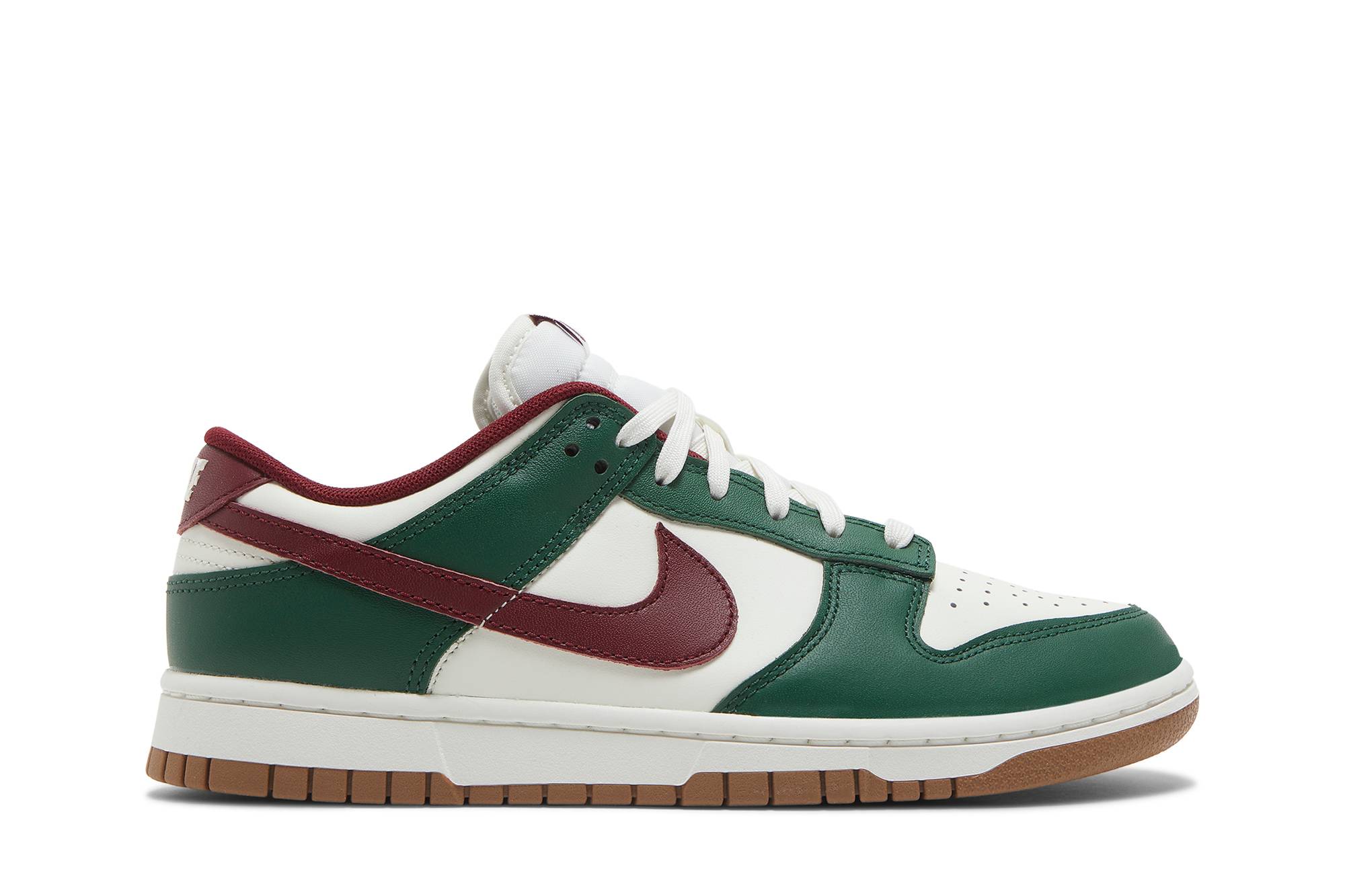 Nike Dunk Low Gorge Green Team Red FB7160-161