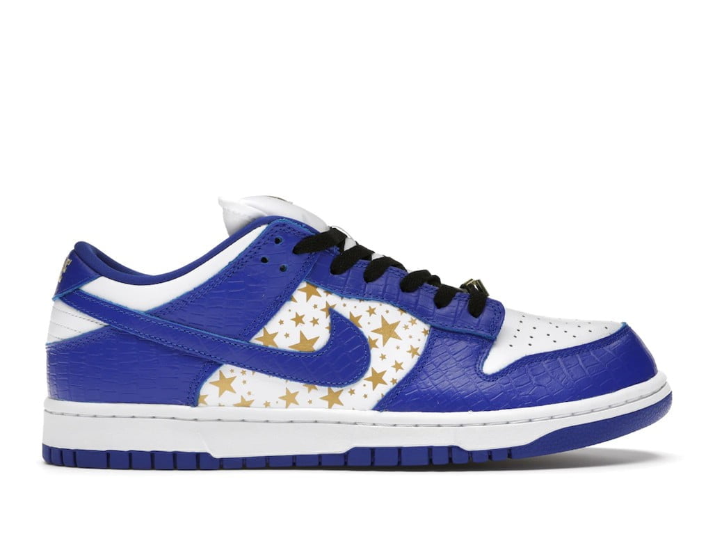 Nike SB Dunk Low Supreme Stars Hyper Royal ( 2021 )