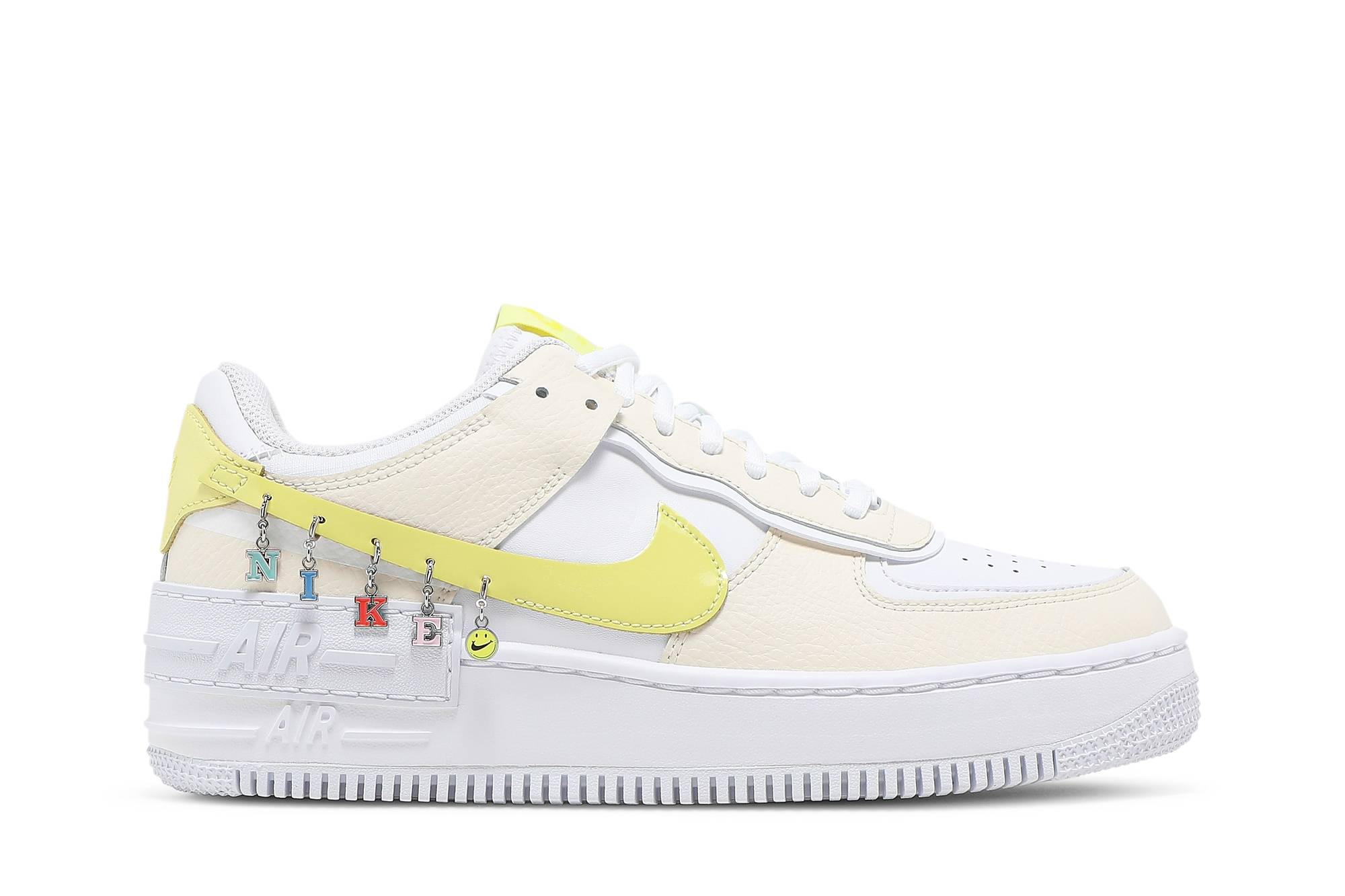 ( Women ) Nike Air Force 1 Shadow SE Pale Ivory Light Zitron DJ5197-100