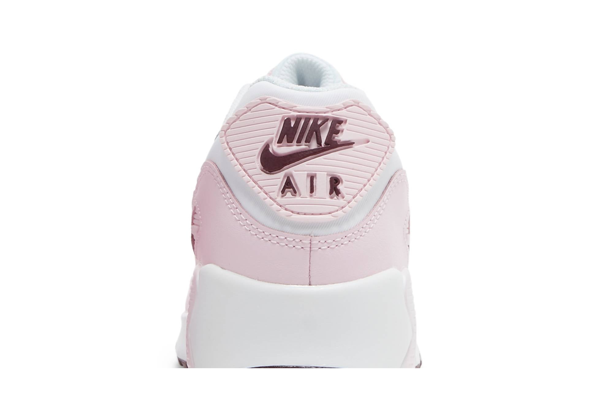 ( Youth ) Nike Air Max 90 Leather Pink Foam CD6864-114 - Image 7