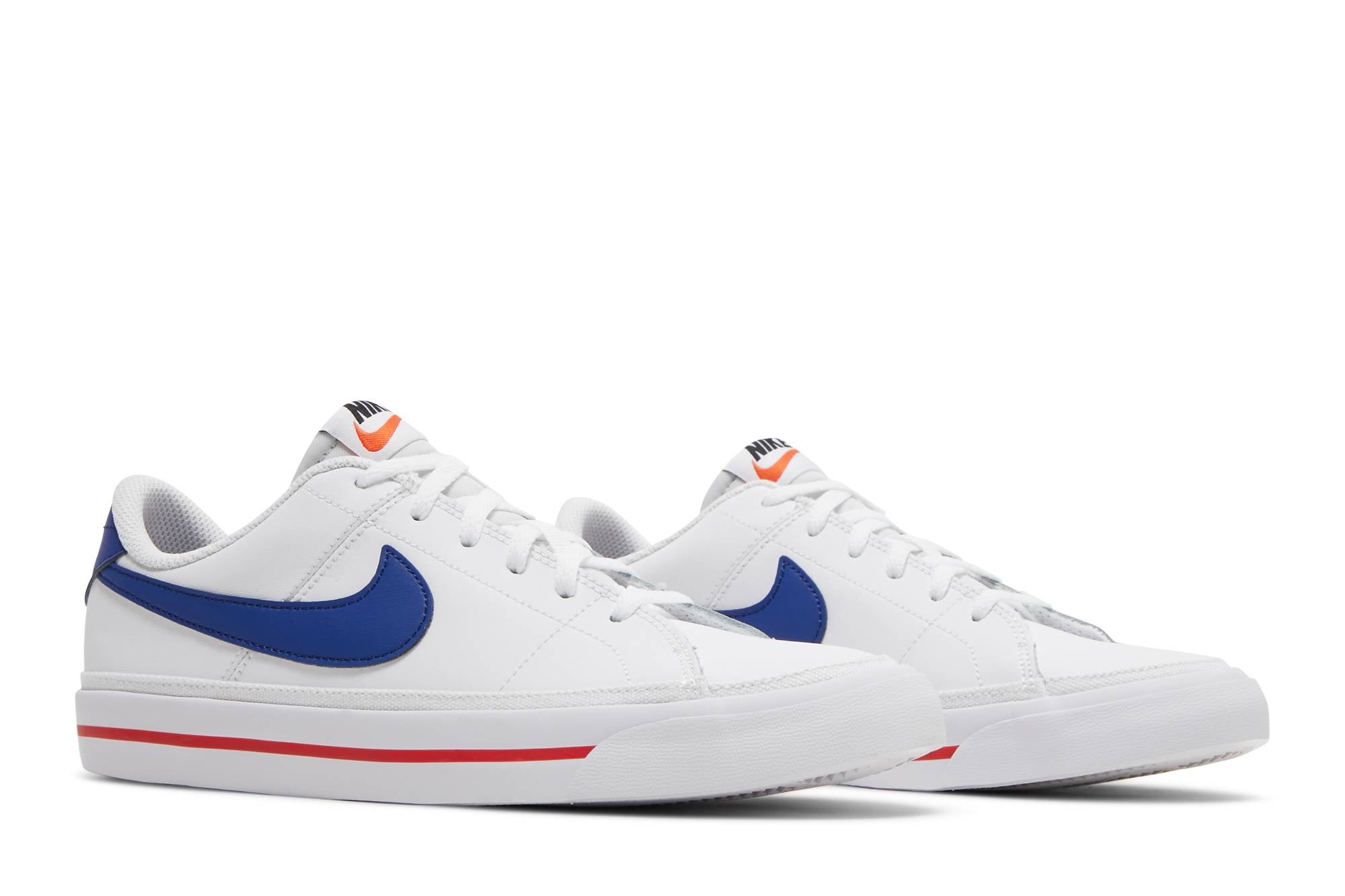 ( Youth ) Nike Court Legacy White Deep Royal Blue Red DA5380-107 - Image 8