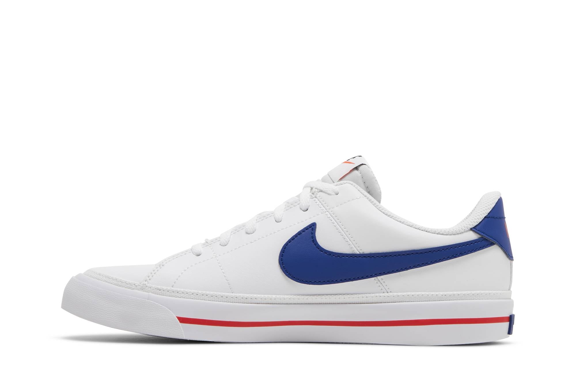 ( Youth ) Nike Court Legacy White Deep Royal Blue Red DA5380-107 - Image 3