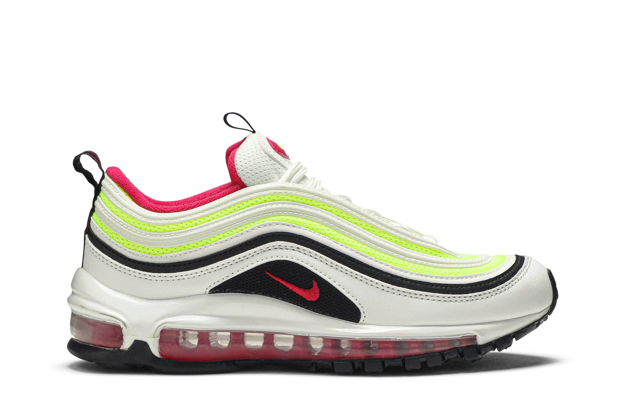 ( Youth ) Nike Air Max 97 White Rush Pink Volt CJ9978-100