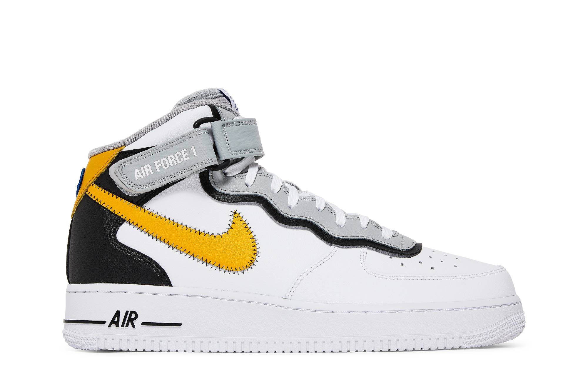 Nike Air Force 1 Mid Athletic Club White Yellow DH7451-101