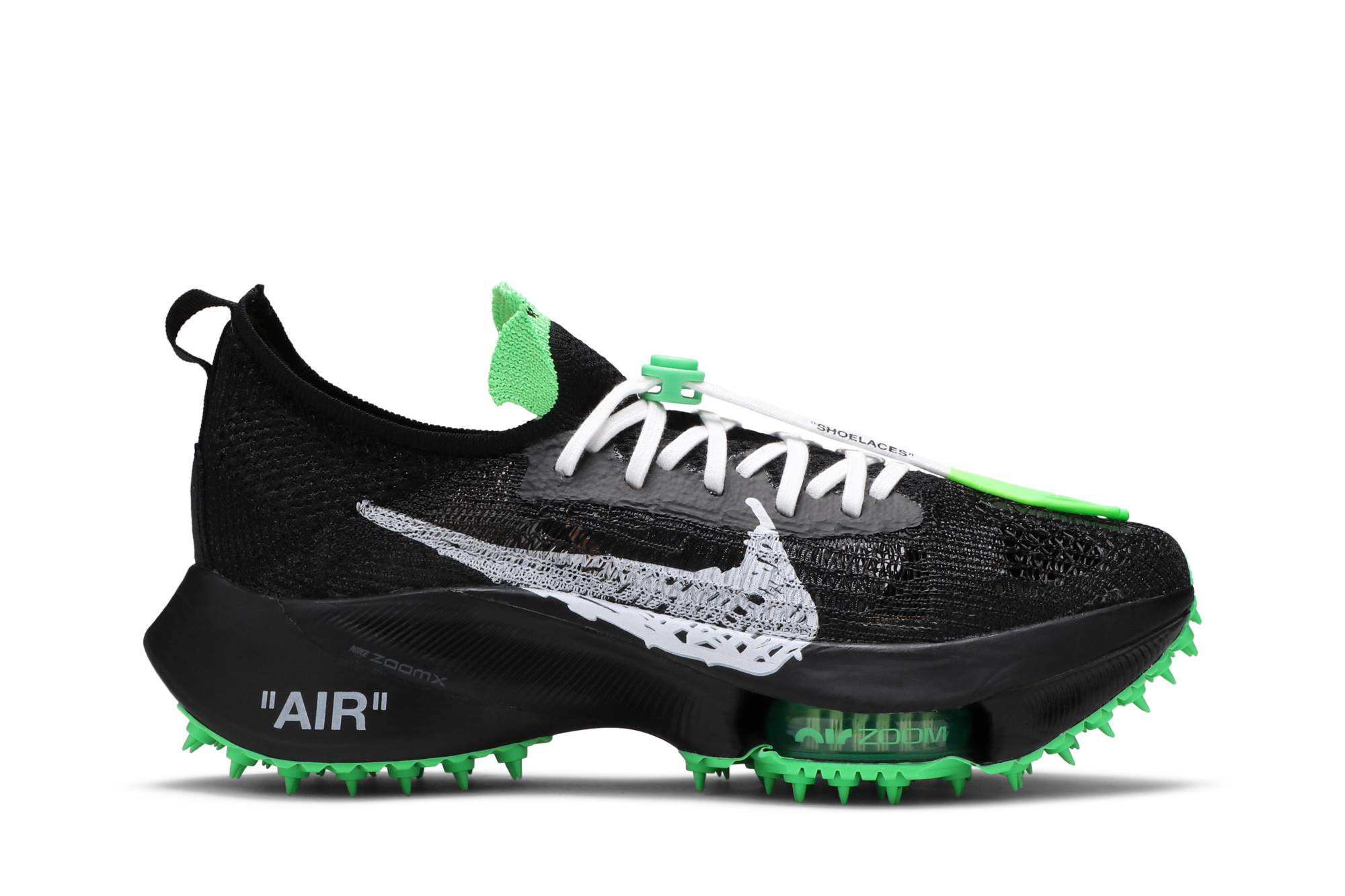 Off-White X Nike Air Zoom Turbo Next% Flyknit ‘Black’ CV0697-001