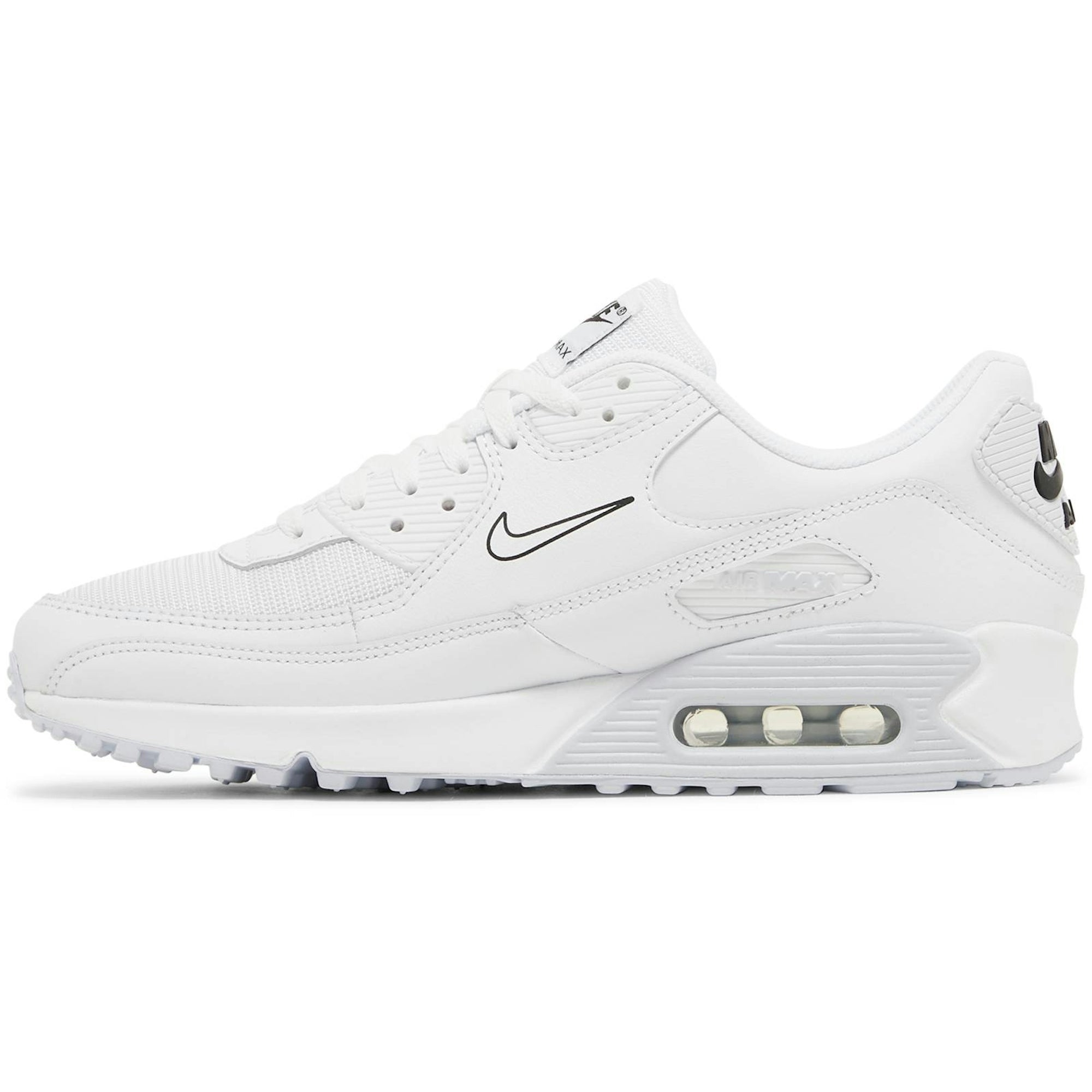 Nike Air Max 90 ‘Multi Swoosh – White Bright Crimson’ FJ4223-100 - Image 3