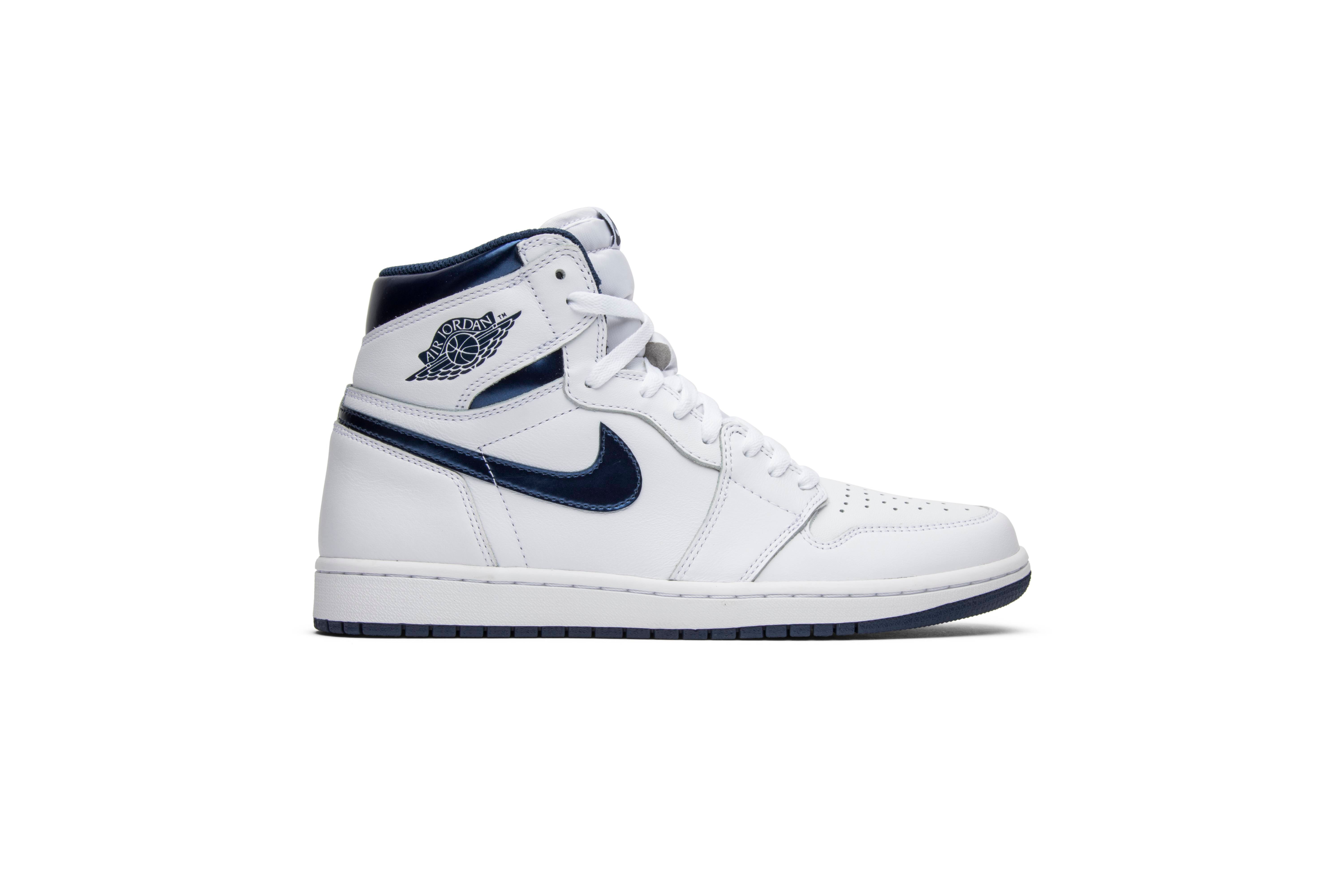 Air Jordan 1 Retro High OG Metallic Navy 2016 555088-106