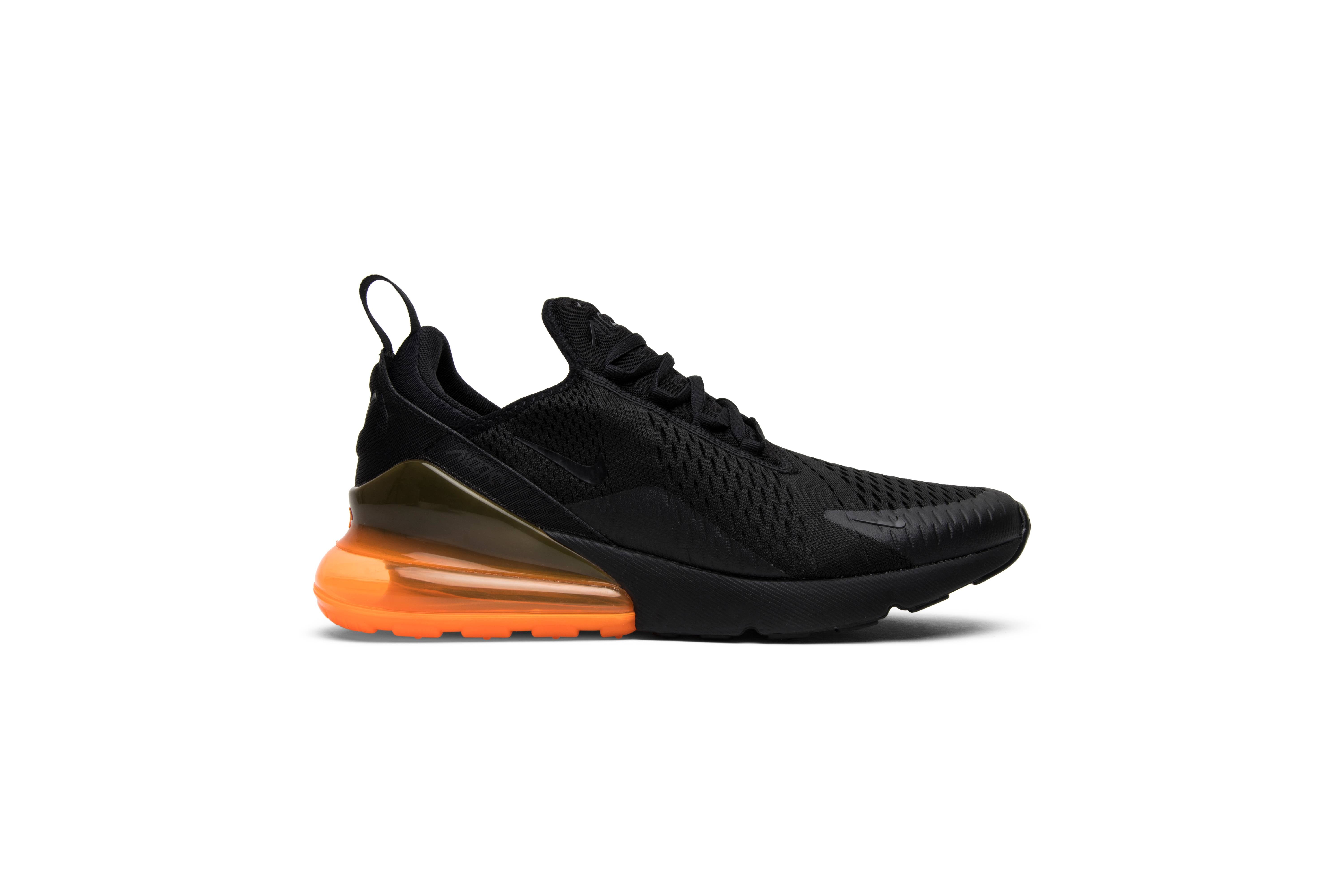 Nike Air Max 270 Black Total Orange AH8050-008