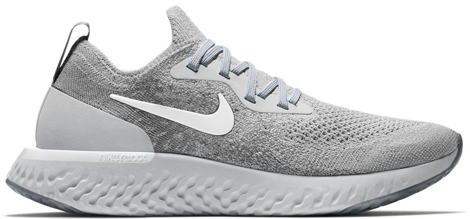 ( Women ) Nike Epic React Flyknit Wolf Grey AQ0070-002